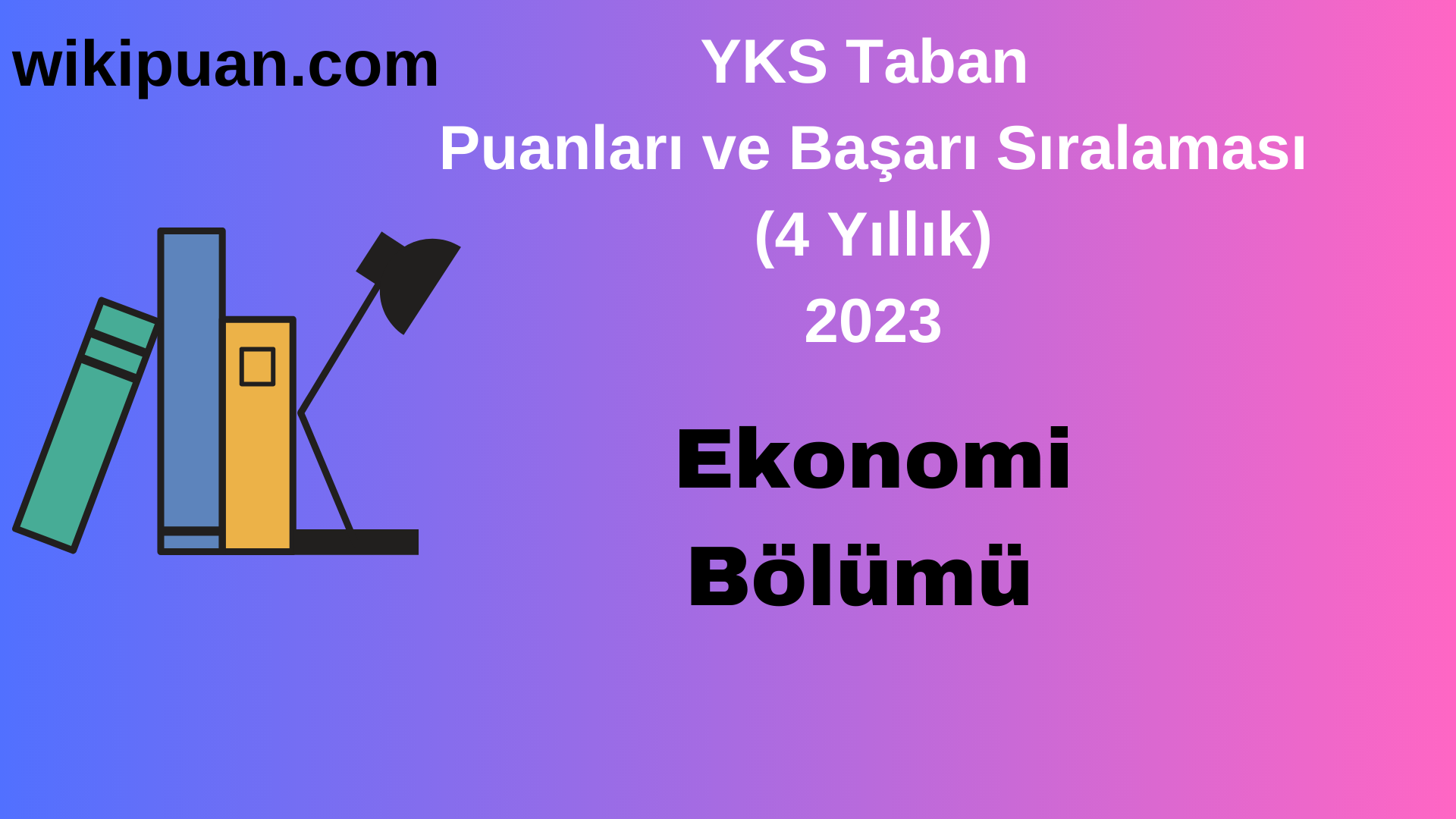Ekonomi Bölümü 2023 Taban Puan & Taban Başarı Sırası