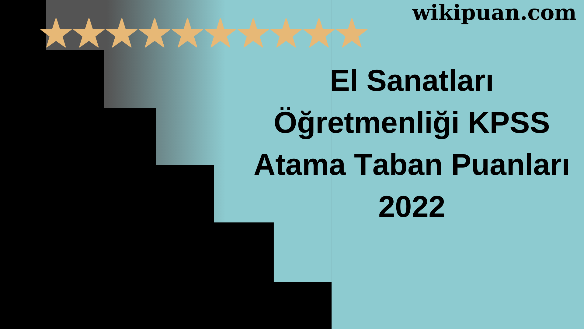 El Sanatları Öğretmenliği Öğretmenliği KPSS Atama Taban Puanları Temmuz 2022-MEB