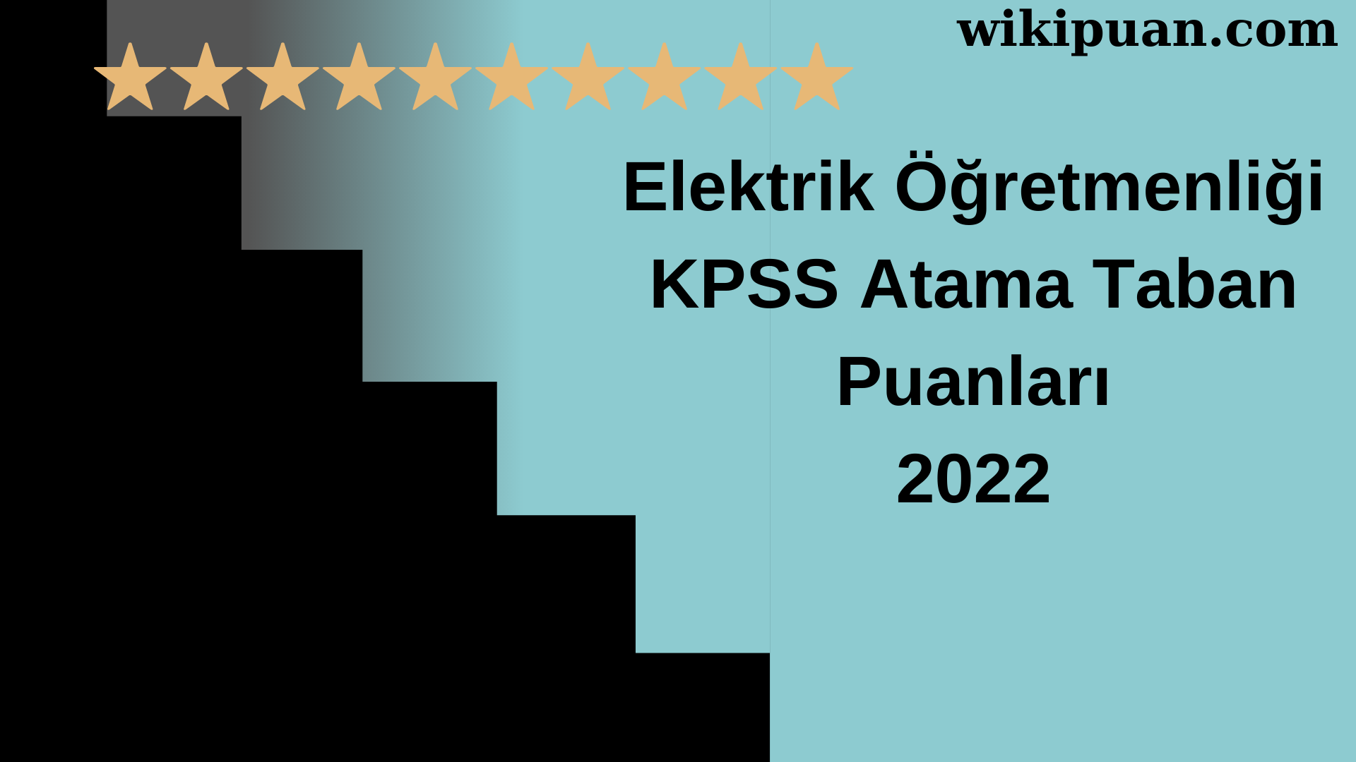 Elektrik Öğretmenliği KPSS Atama Taban Puanları Temmuz 2022-MEB