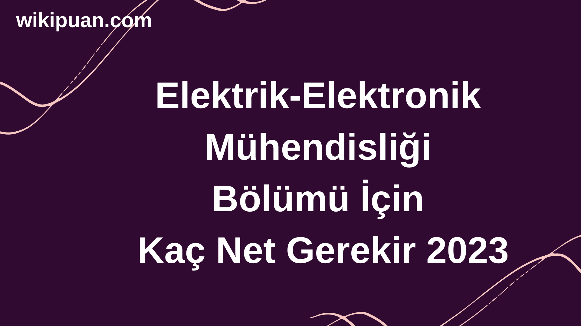 Elektrik-Elektronik Mühendisliği Bölümü İçin Kaç Net Gerekir 2023