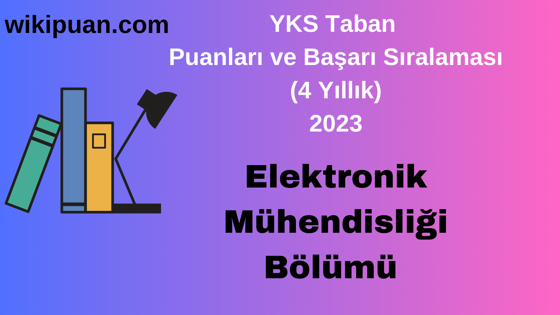 Elektronik Mühendisliği Bölümü 2023 Taban Puan & Taban Başarı Sırası