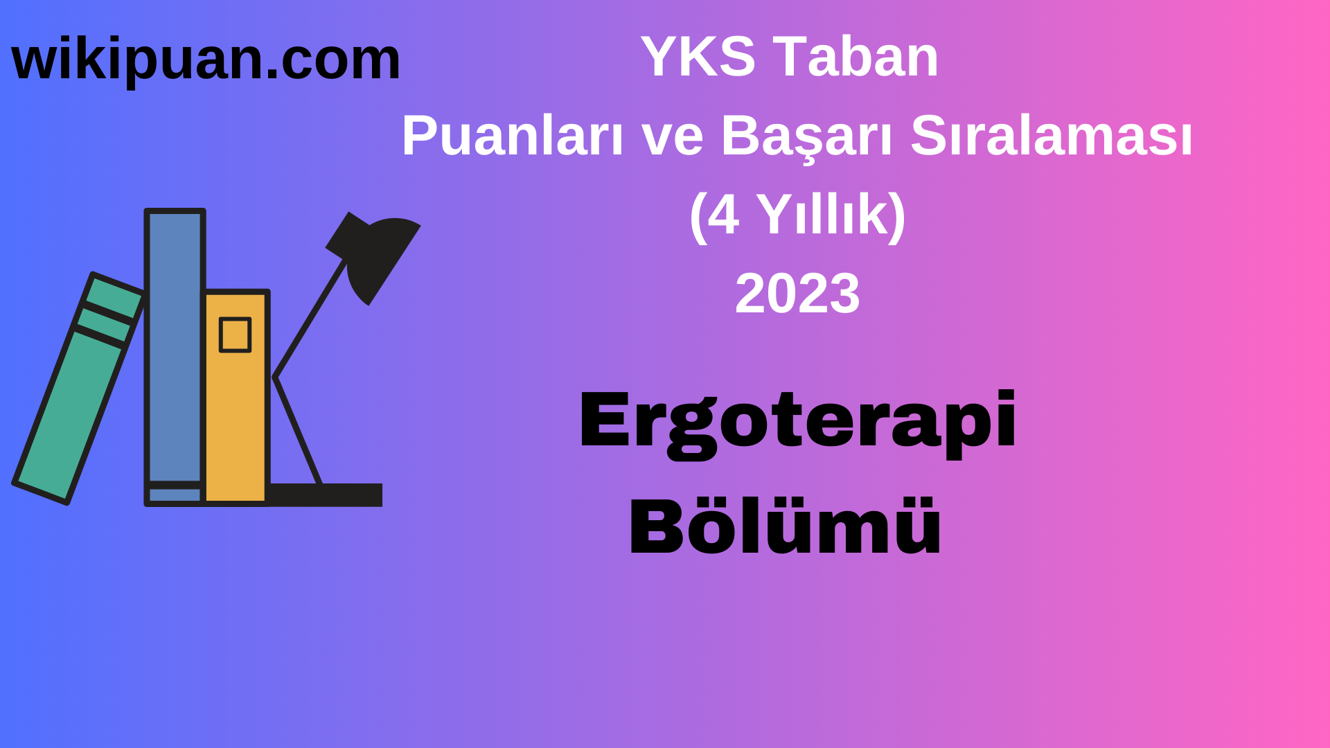 Ergoterapi Bölümü 2023 Taban Puan & Taban Başarı Sırası