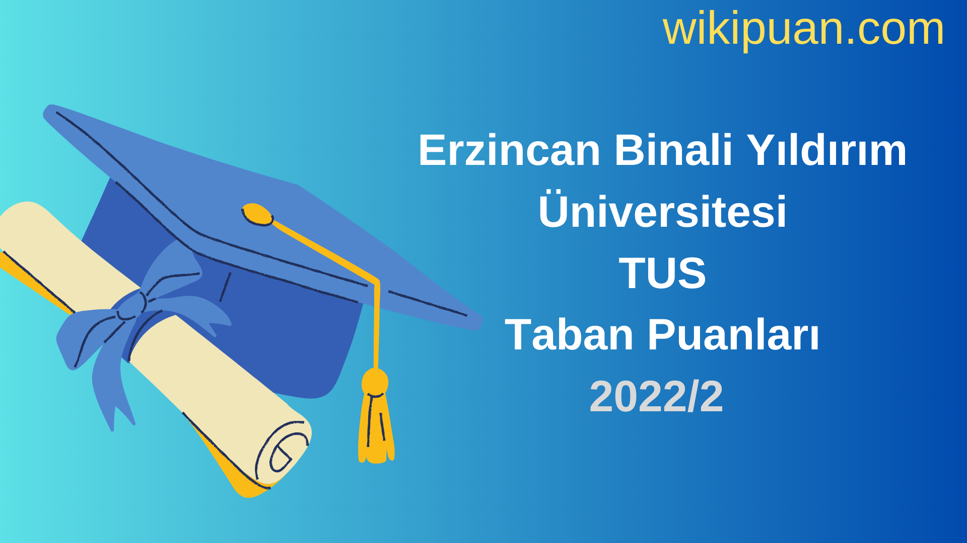 Erzincan Binali Yıldırım Üniversitesi TUS Taban Puanları 2022 2.Dönem Verileri