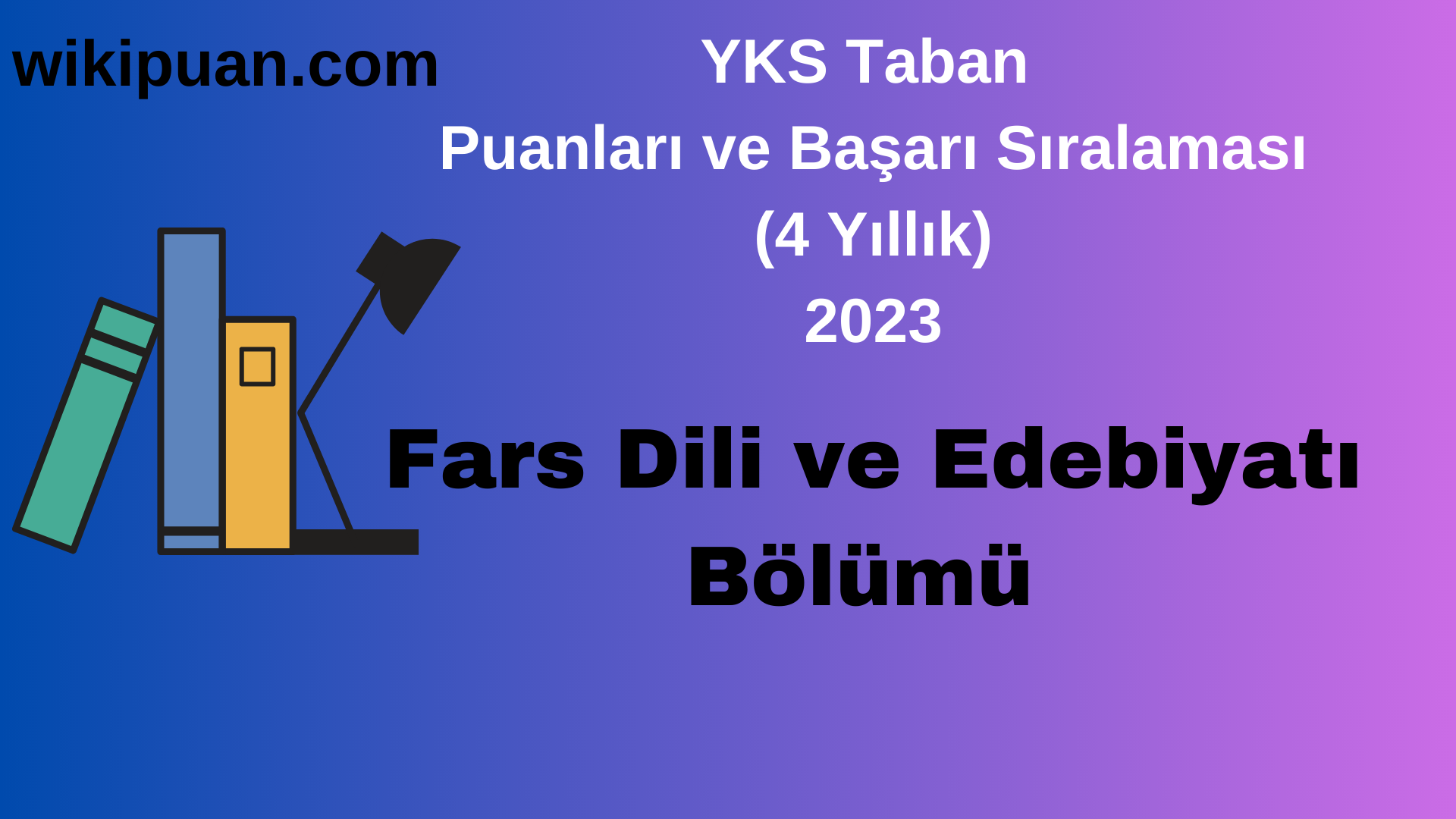 Fars Dili ve Edebiyatı  Bölümü 2023 Taban Puan & Taban Başarı Sırası