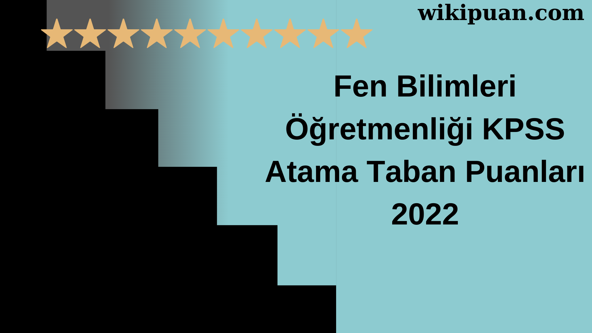 Fen Bilimleri Öğretmenliği KPSS Atama Taban Puanları Temmuz 2022-MEB
