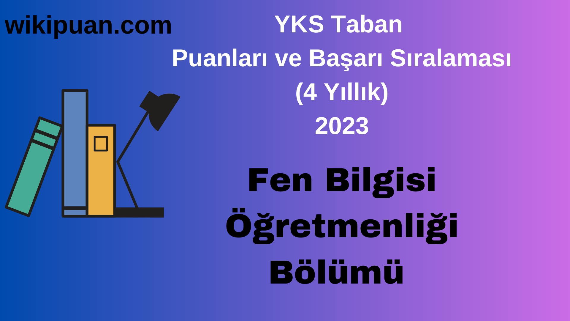 Fen Bilgisi Öğretmenliği  Bölümü 2023 Taban Puan & Taban Başarı Sırası