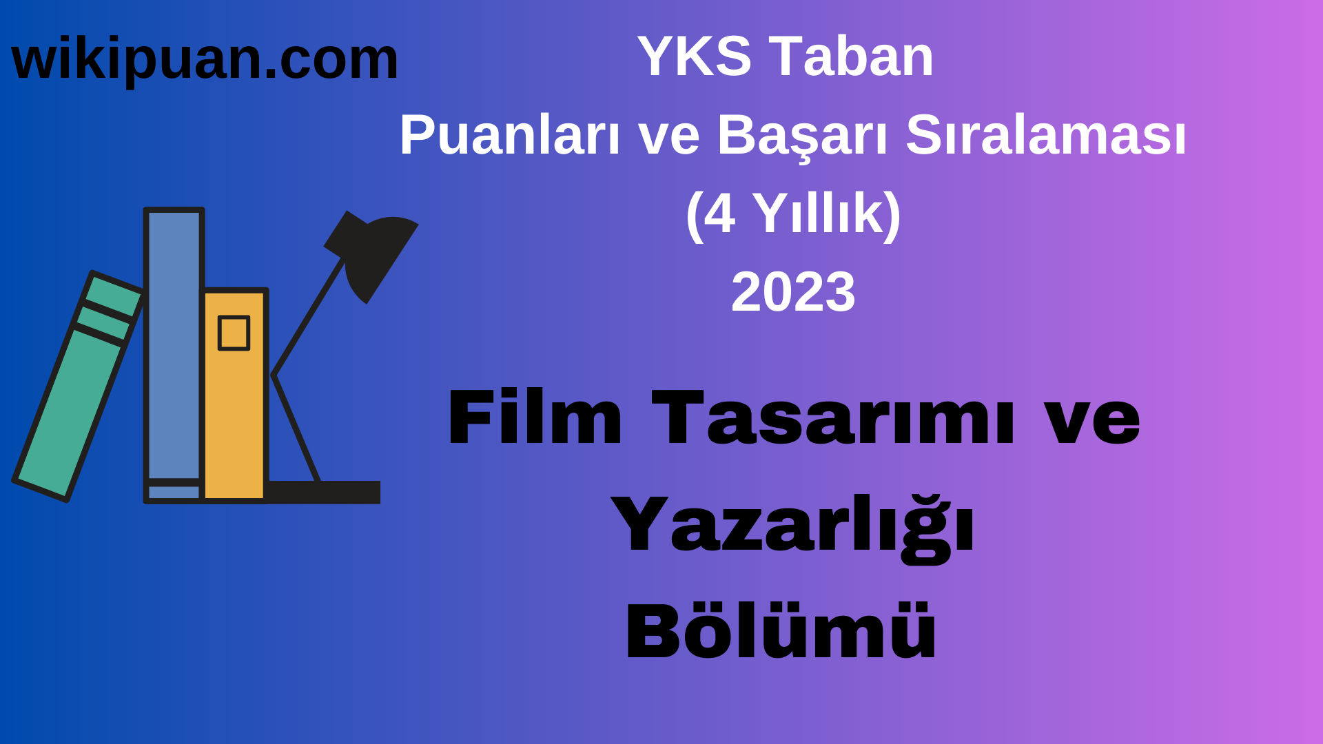 Film Tasarımı ve Yazarlığı  Bölümü 2023 Taban Puan & Taban Başarı Sırası