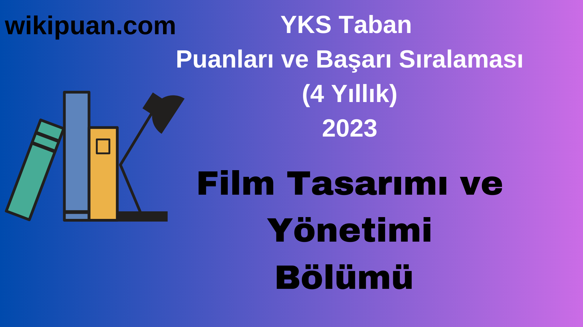 Film Tasarımı ve Yönetimi  Bölümü 2023 Taban Puan & Taban Başarı Sırası
