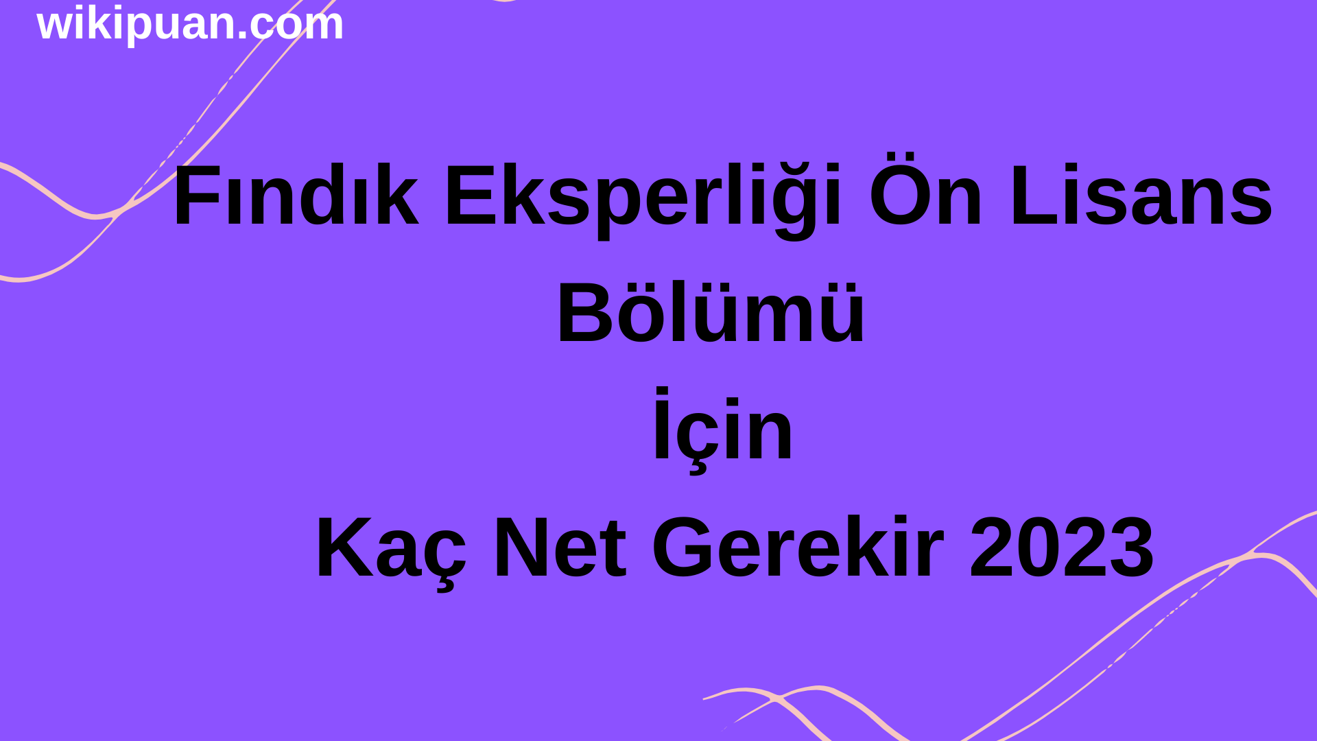 Fındık Eksperliği Bölümü İçin Kaç Net Gerekir 2023