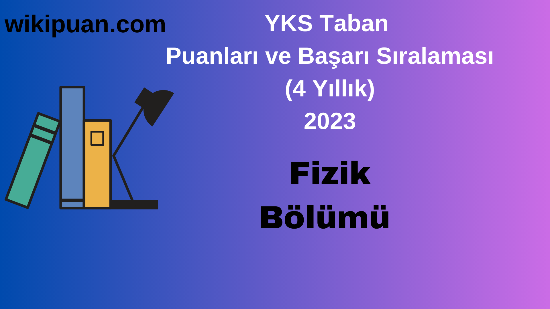 Fizik Bölümü 2023 Taban Puan & Taban Başarı Sırası