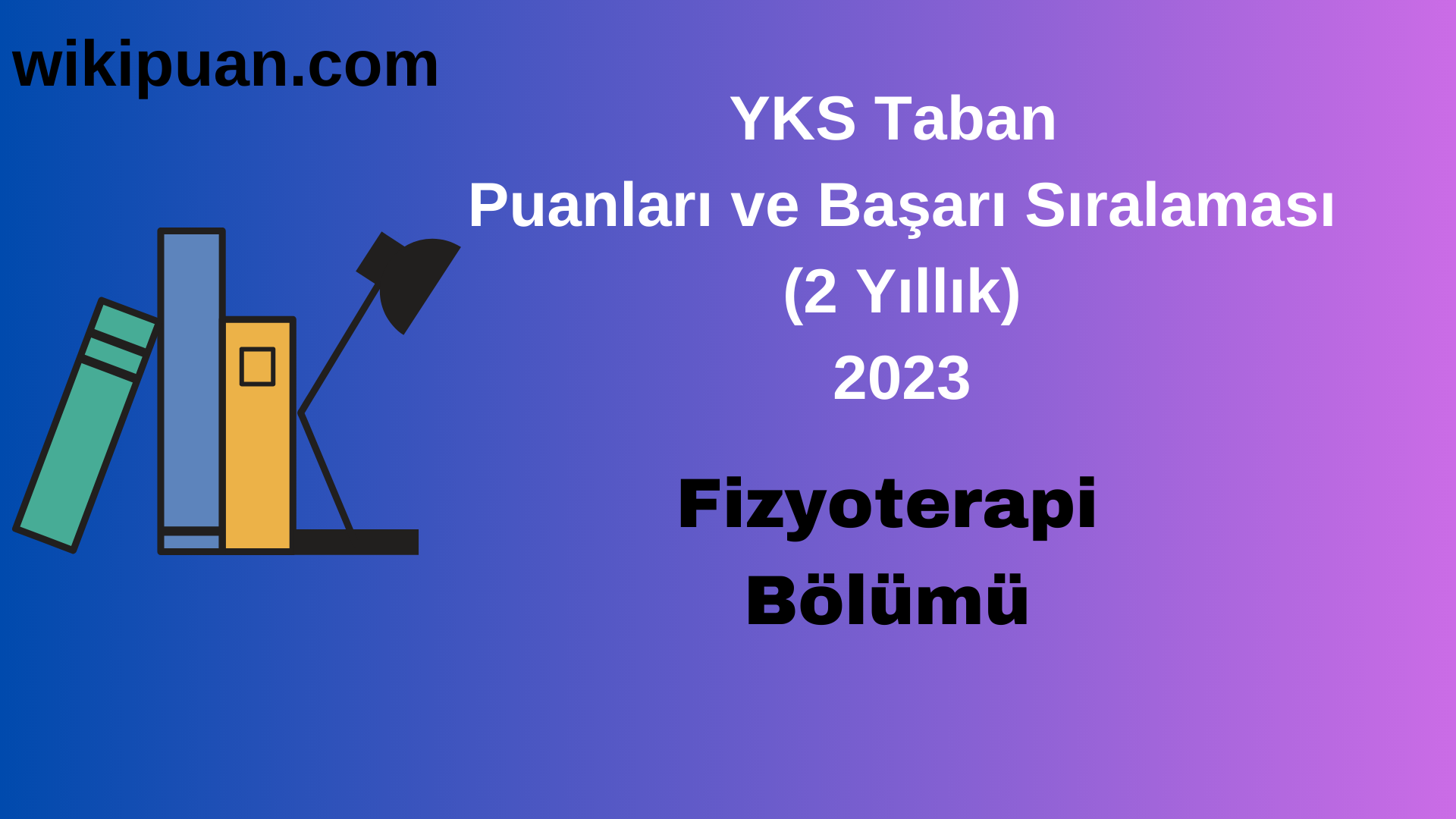Fizyoterapi  Bölümü 2023 Taban Puan & Taban Başarı Sırası
