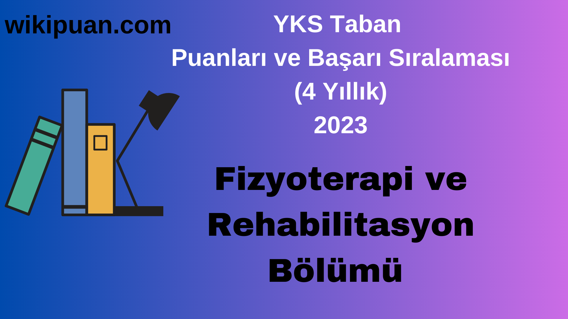 Fizyoterapi ve Rehabilitasyon Bölümü 2023 Taban Puan & Taban Başarı Sırası