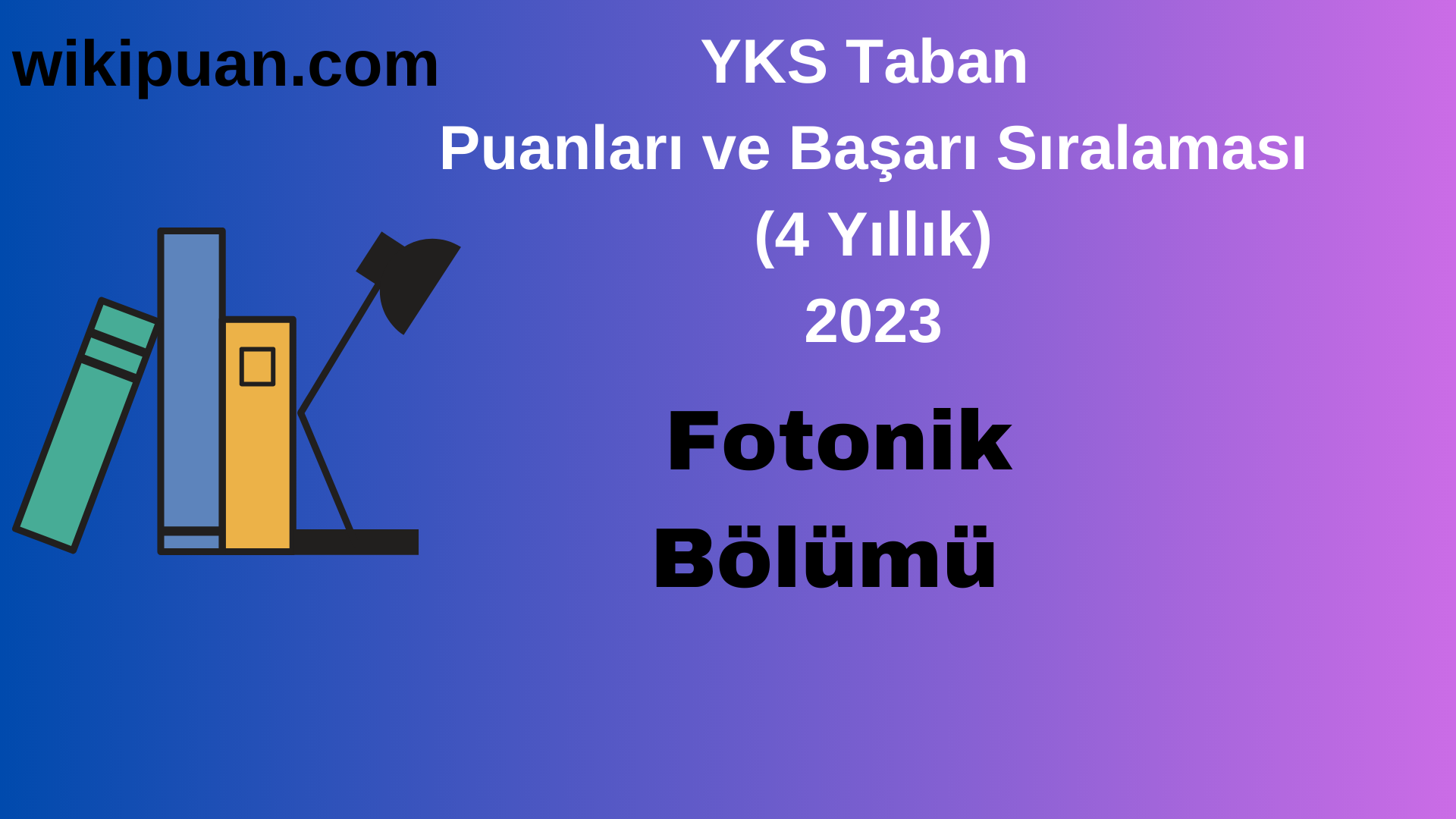 Fotonik Bölümü 2023 Taban Puan & Taban Başarı Sırası