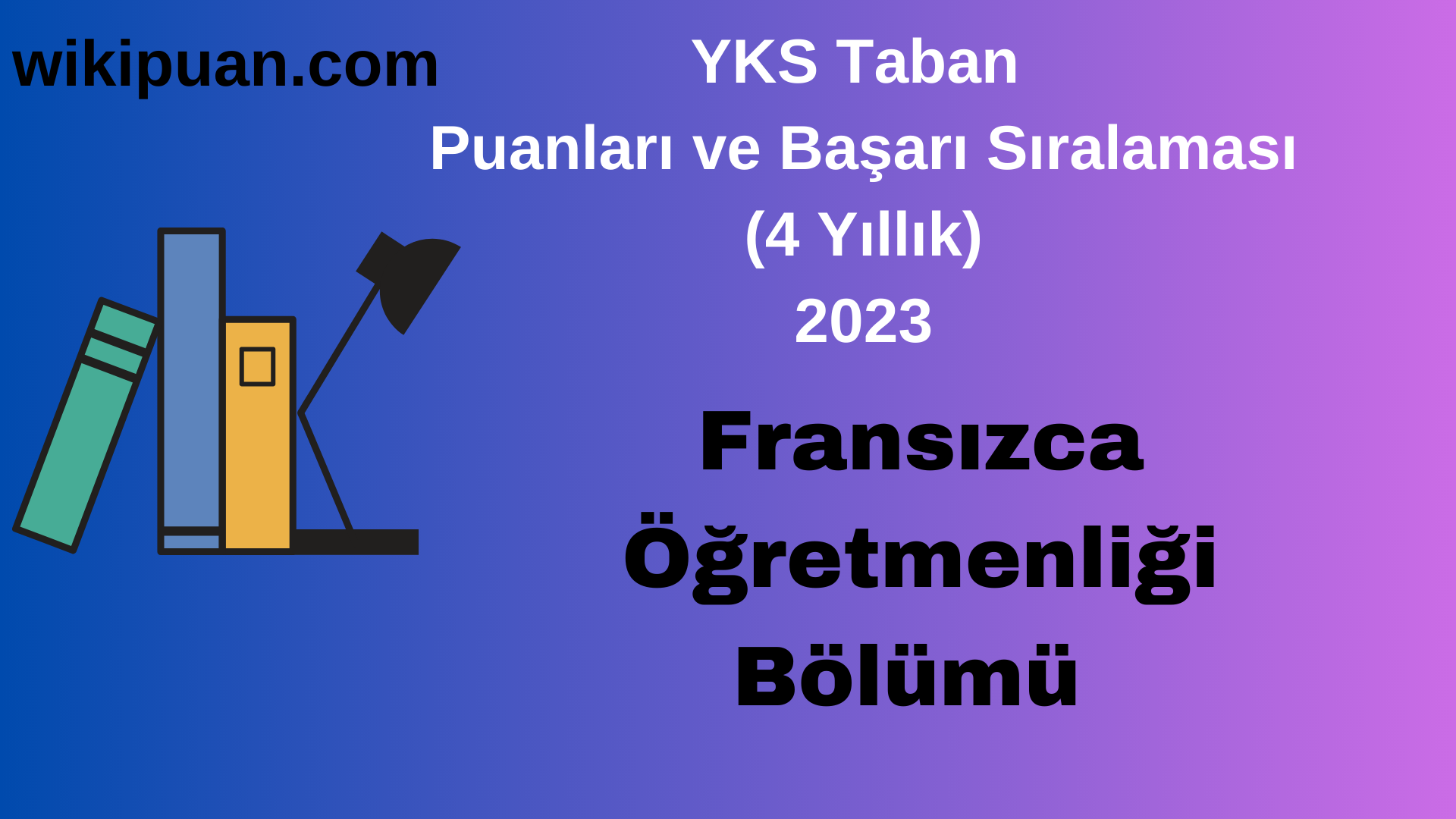 Fransızca Öğretmenliği Bölümü 2023 Taban Puan & Taban Başarı Sırası