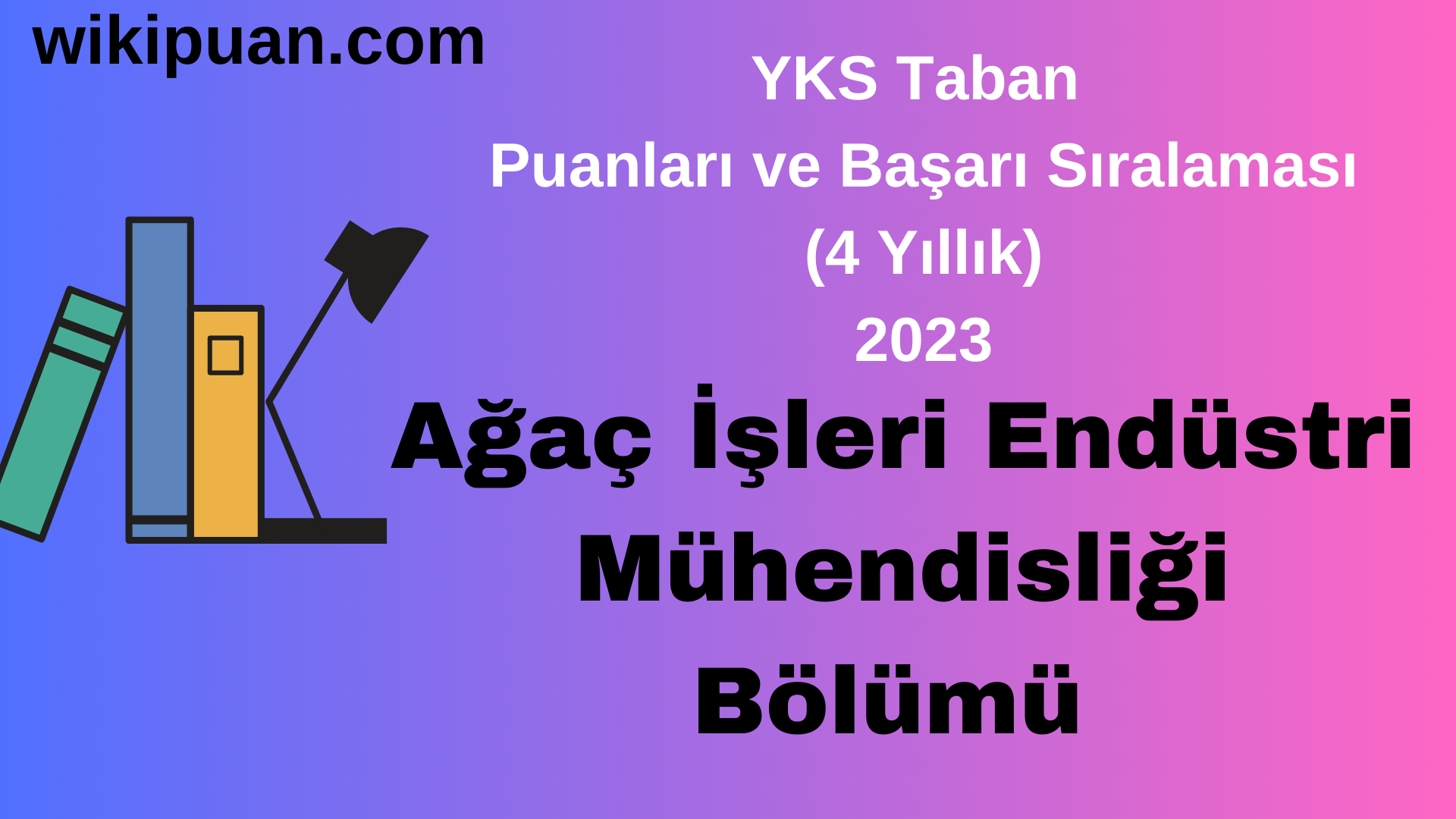 Ağaç İşleri Endüstri Mühendisliği Bölümü 2023 Taban Puan & Taban Başarı Sırası