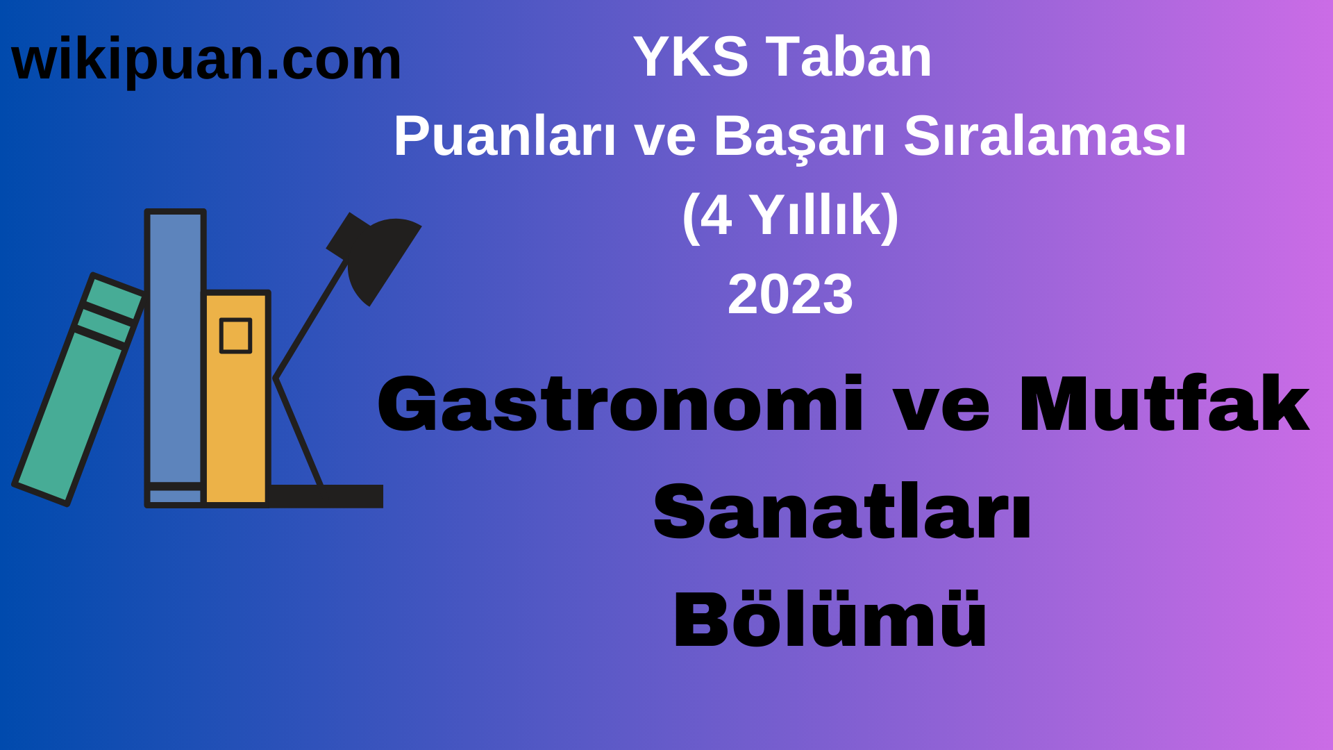 Gastronomi ve Mutfak Sanatları Bölümü 2023 Taban Puan & Taban Başarı Sırası