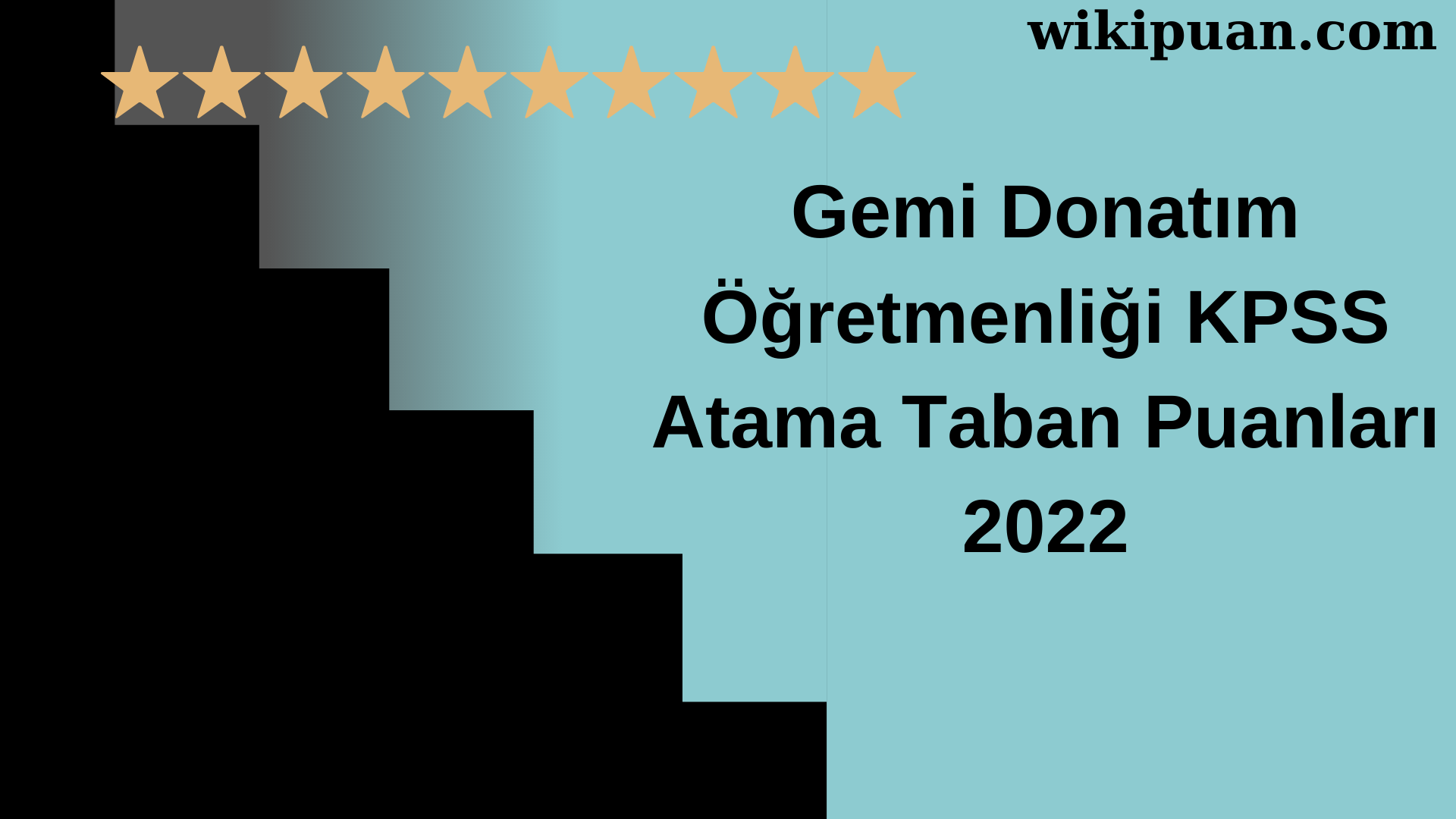Gemi Donatım Öğretmenliği KPSS Atama Taban Puanları Temmuz 2022-MEB