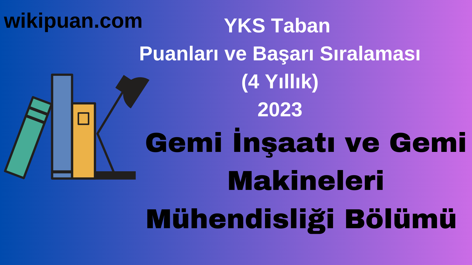 Gemi İnşaatı ve Gemi Makineleri Mühendisliği Bölümü 2023 Taban Puan & Taban Başarı Sırası