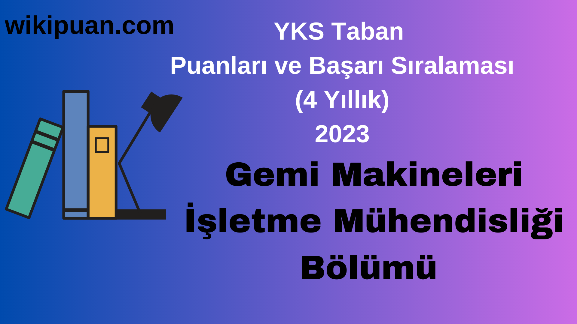 Gemi Makineleri İşletme Mühendisliği Bölümü 2023 Taban Puan & Taban Başarı Sırası