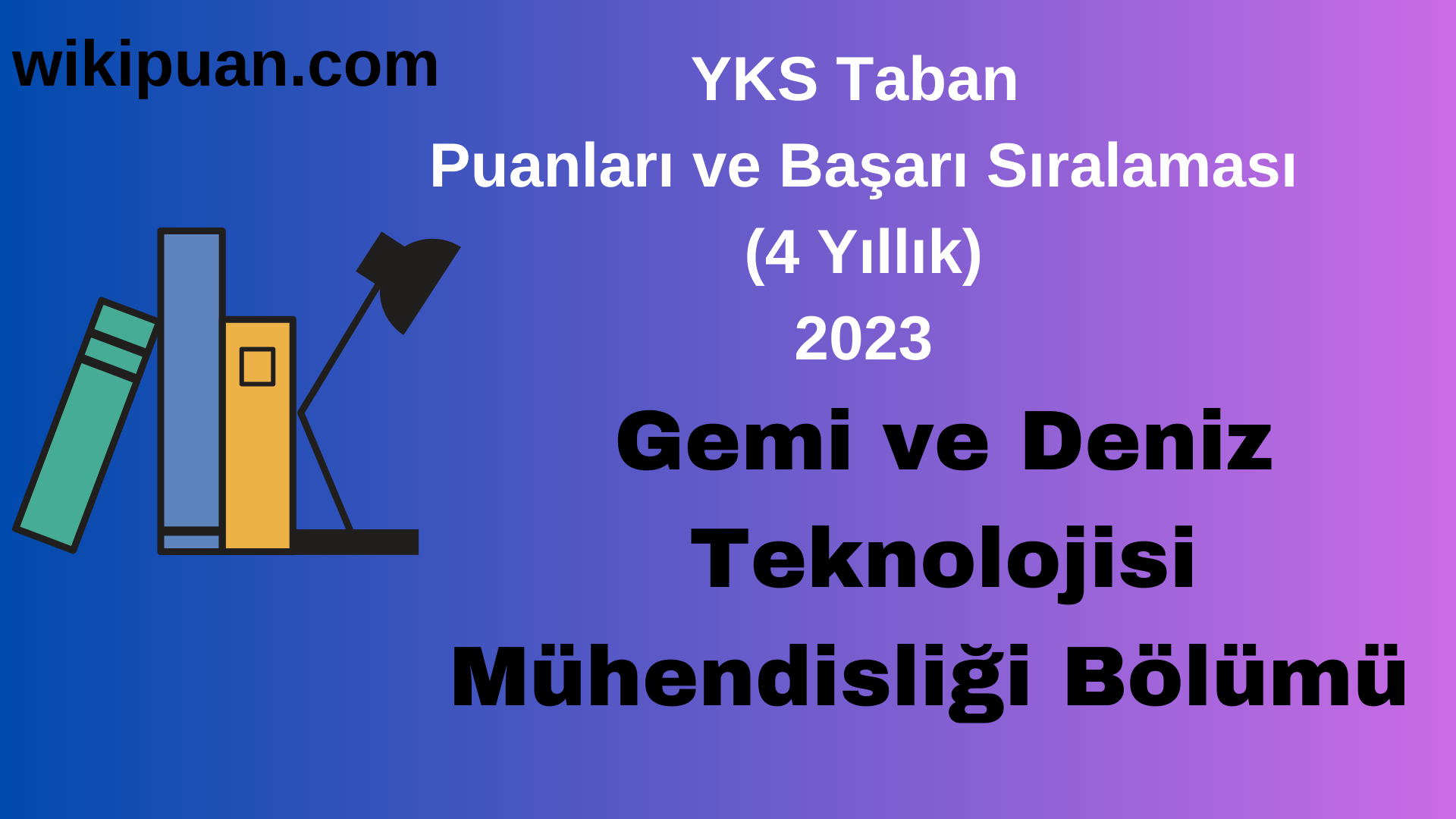 Gemi ve Deniz Teknolojisi Mühendisliği Bölümü 2023 Taban Puan & Taban Başarı Sırası