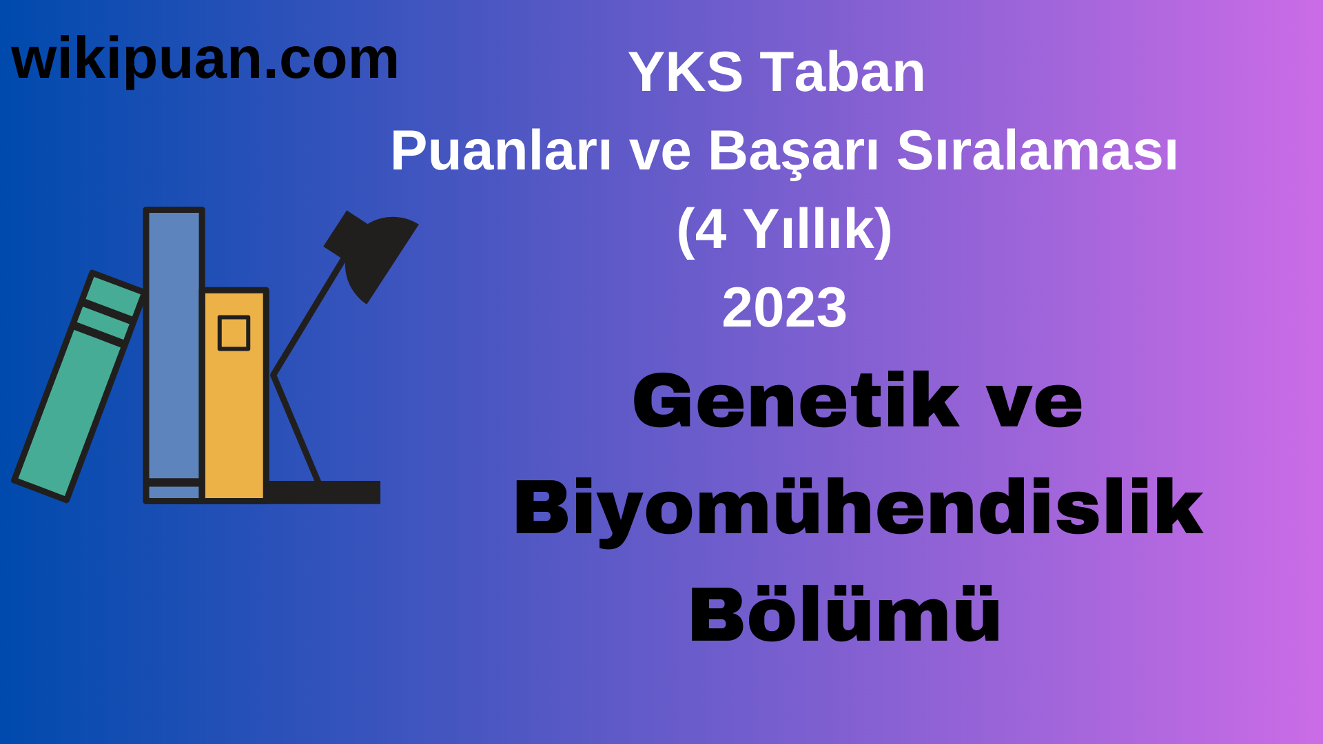 Genetik ve Biyomühendislik Bölümü 2023 Taban Puan & Taban Başarı Sırası