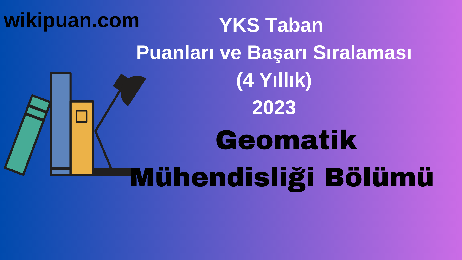 Geomatik Mühendisliği Bölümü 2023 Taban Puan & Taban Başarı Sırası