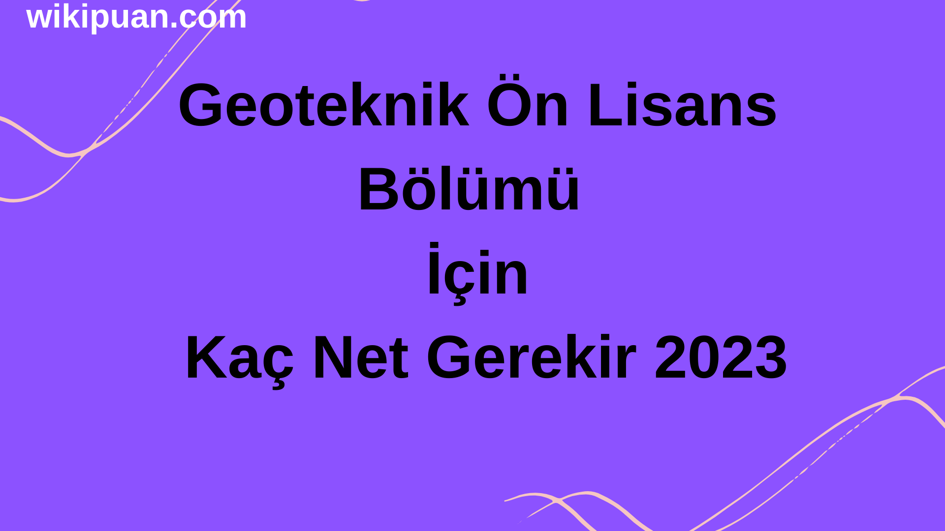 Geoteknik Bölümü İçin Kaç Net Gerekir 2023