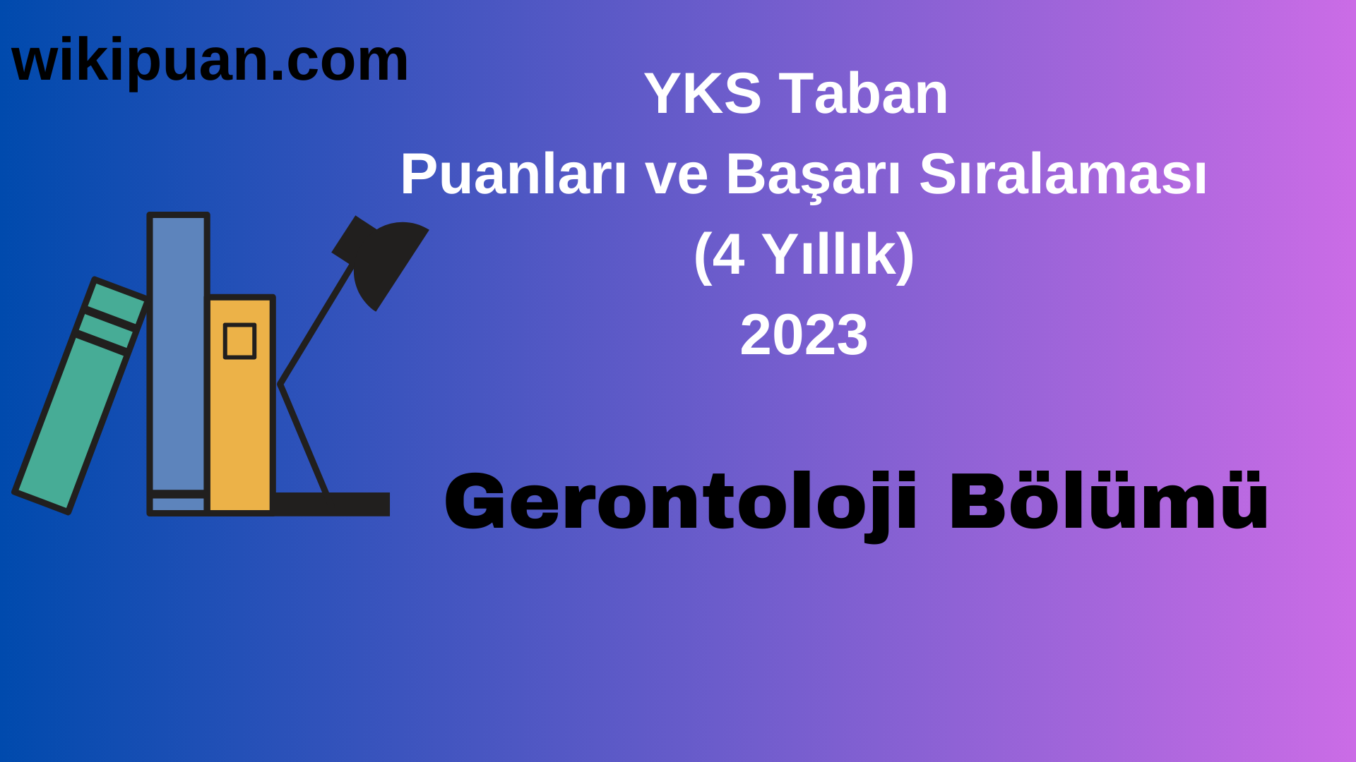 Gerontoloji Bölümü 2023 Taban Puan & Taban Başarı Sırası