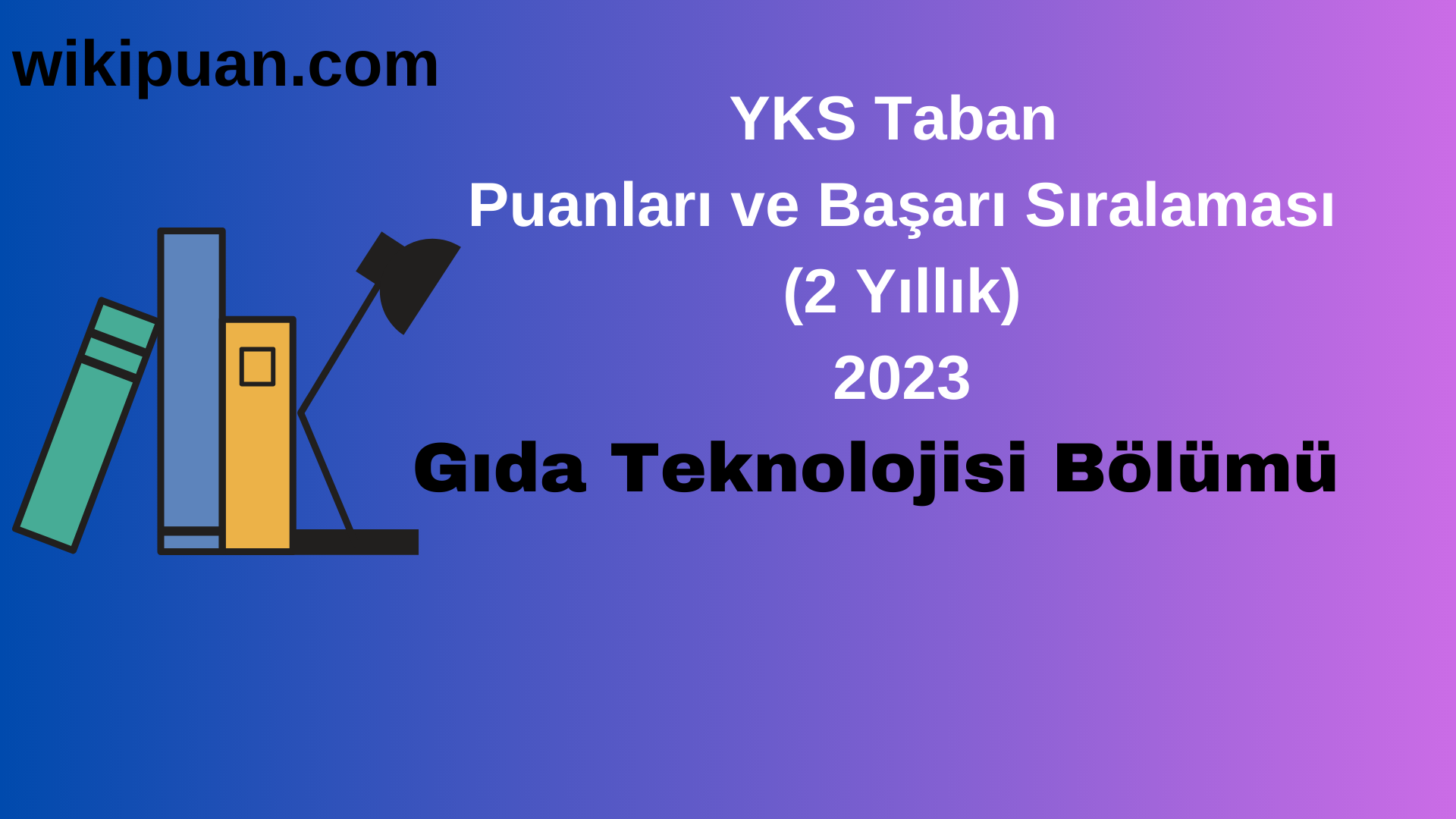 Gıda Teknolojisi Bölümü 2023 Taban Puan & Taban Başarı Sırası
