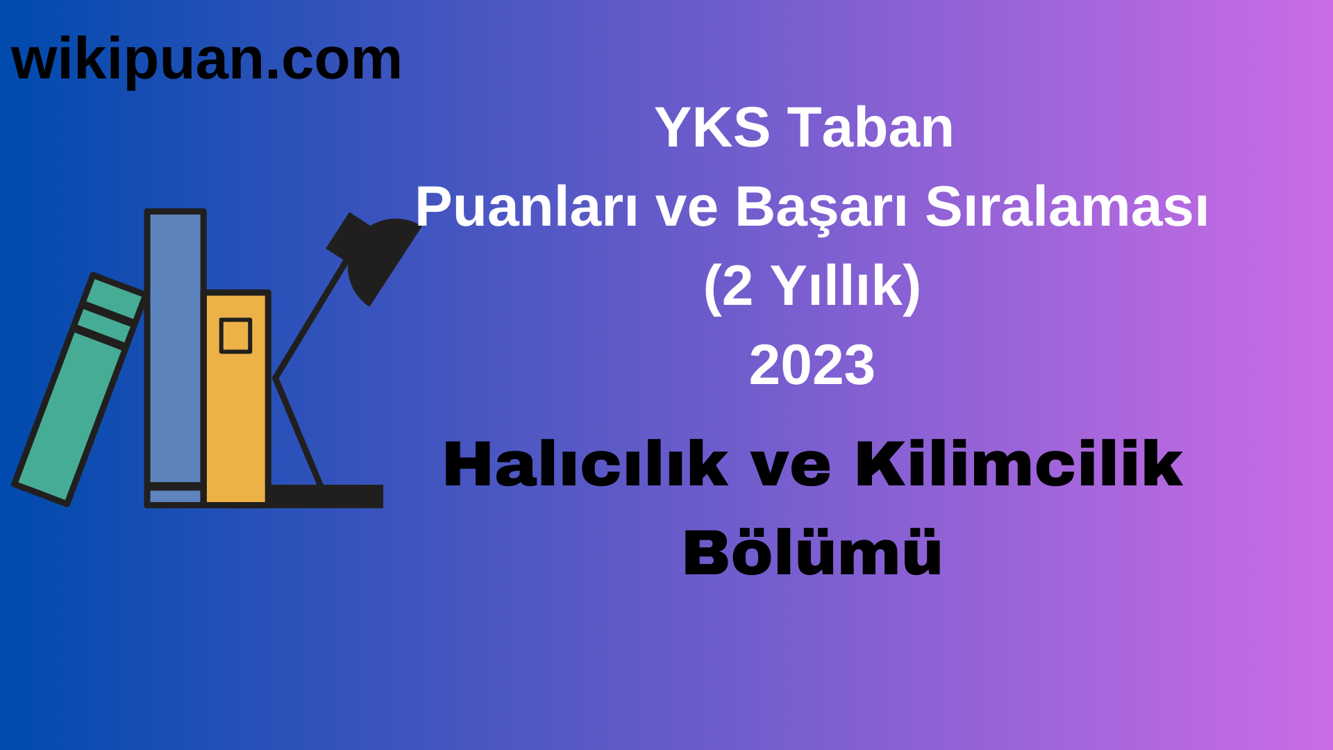 Halıcılık ve Kilimcilik Bölümü 2023 Taban Puan & Taban Başarı Sırası