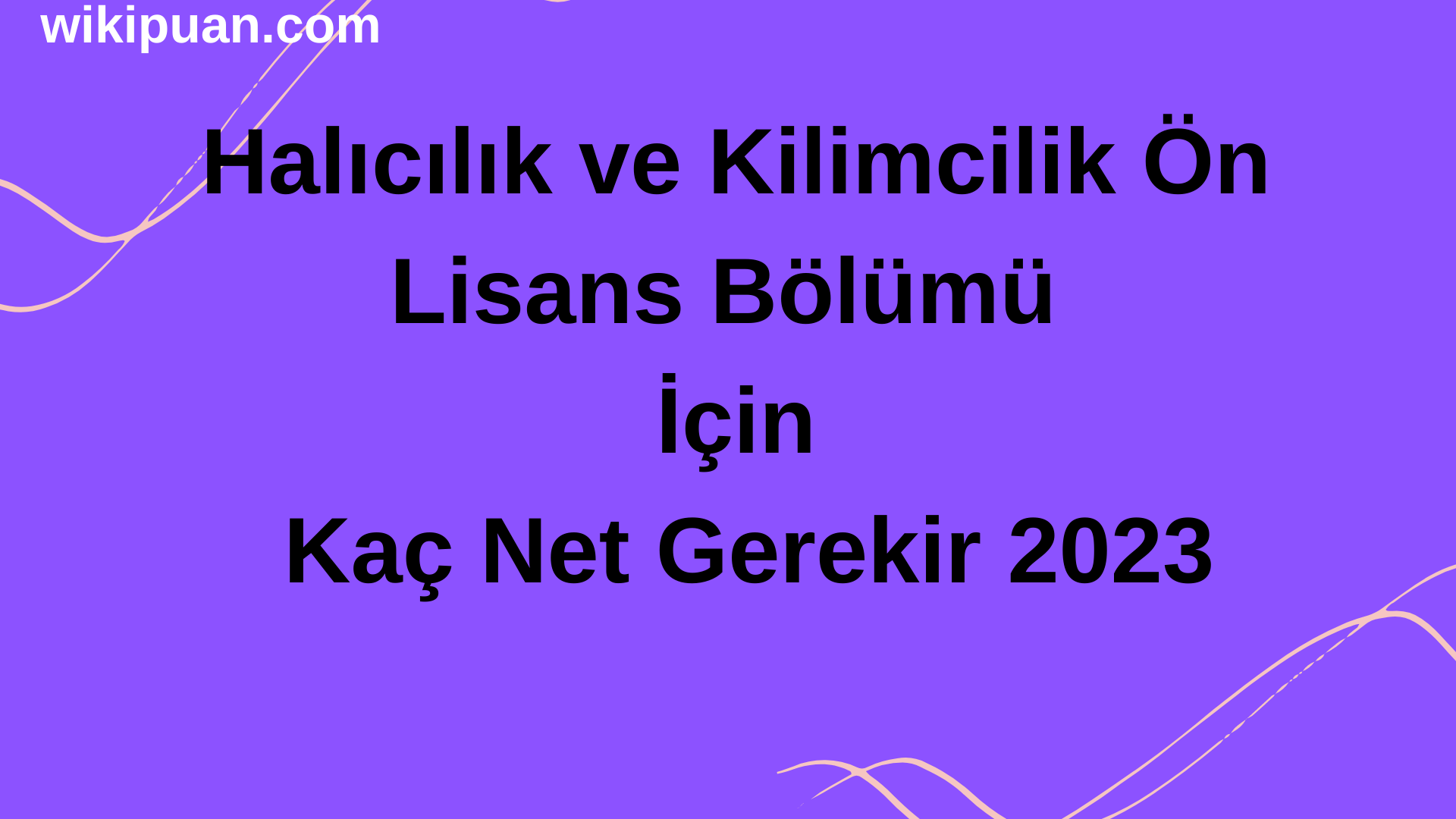Halıcılık ve Kilimcilik Bölümü İçin Kaç Net Gerekir 2023