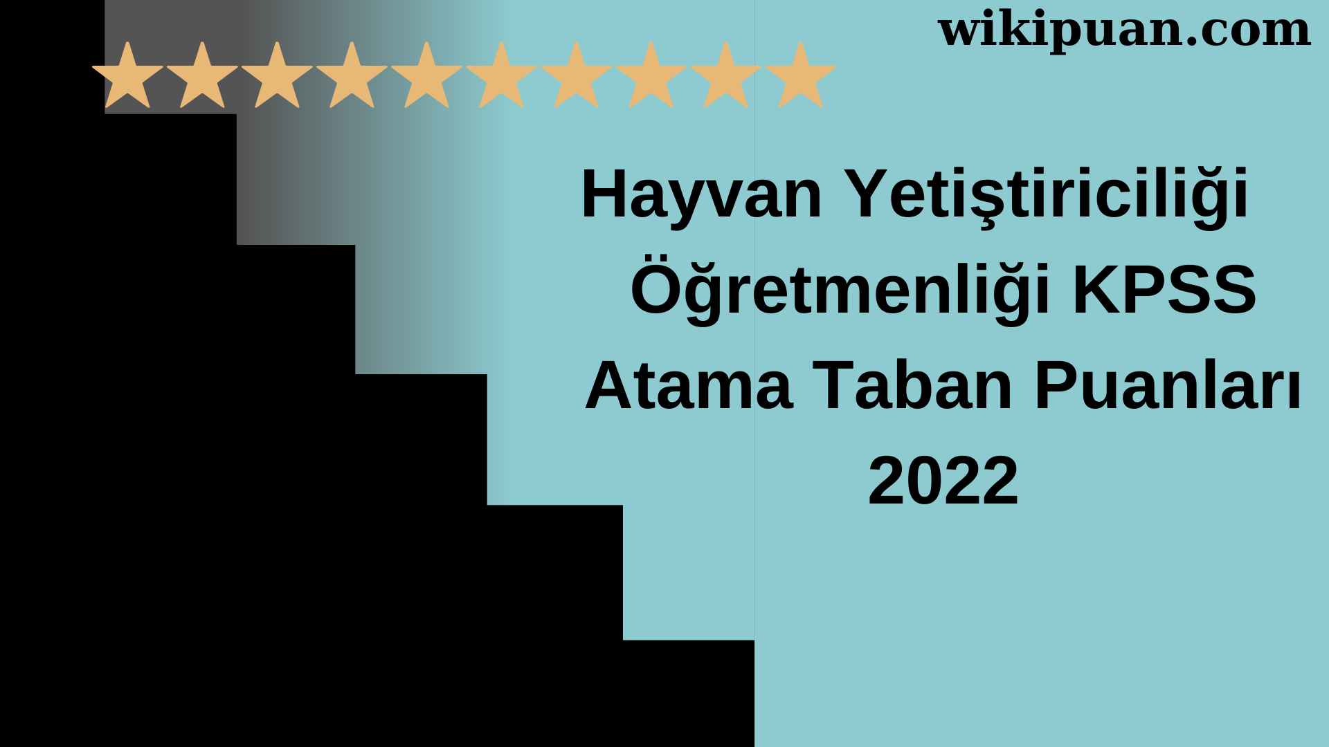 Hayvan Yetiştiriciliği Öğretmenliği KPSS Atama Taban Puanları Temmuz 2022-MEB