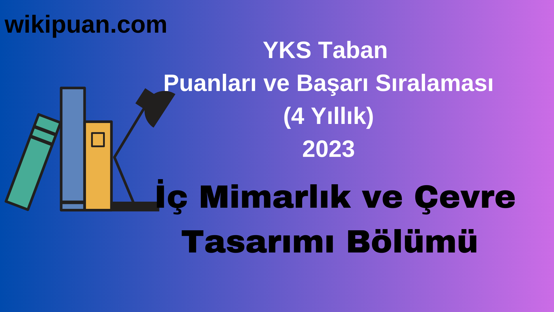 İç Mimarlık ve Çevre Tasarımı Bölümü 2023 Taban Puan & Taban Başarı Sırası
