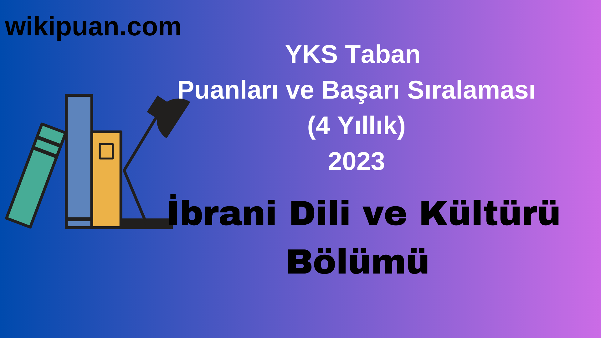 İbrani Dili ve Kültürü Bölümü 2023 Taban Puan & Taban Başarı Sırası