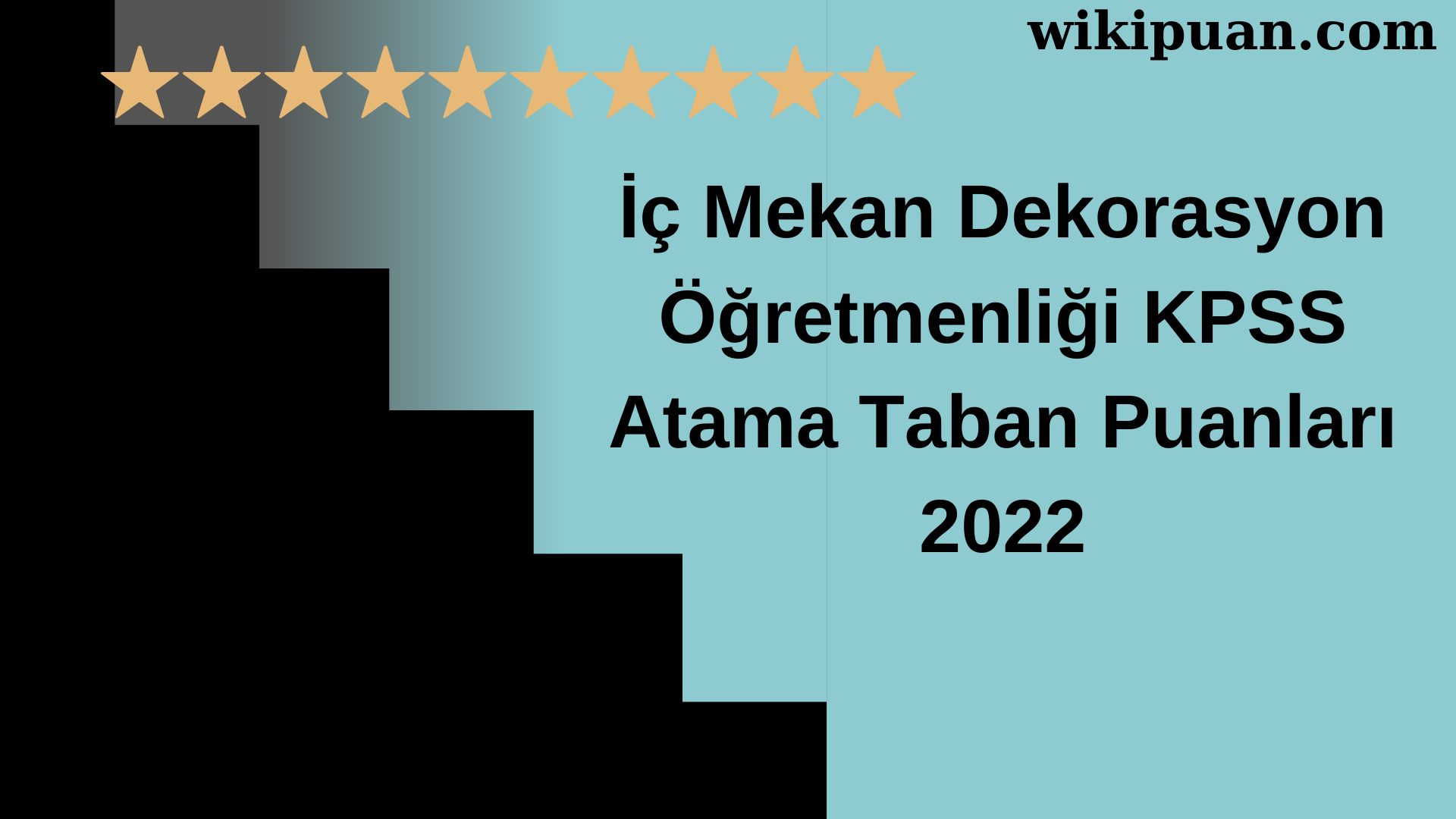 İç Mekan Dekorasyon Öğretmenliği KPSS Atama Taban Puanları Temmuz 2022-MEB