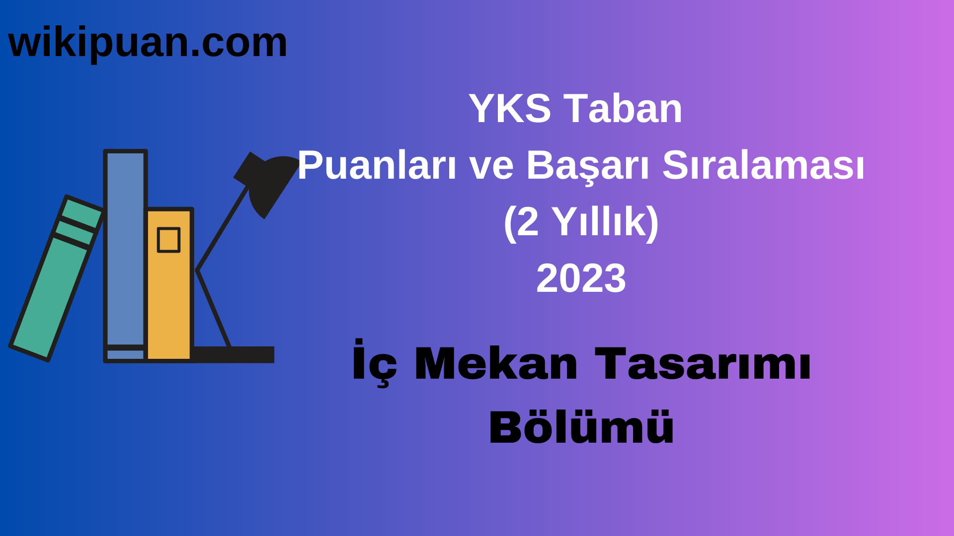 İç Mekan Tasarımı Bölümü 2023 Taban Puan & Taban Başarı Sırası