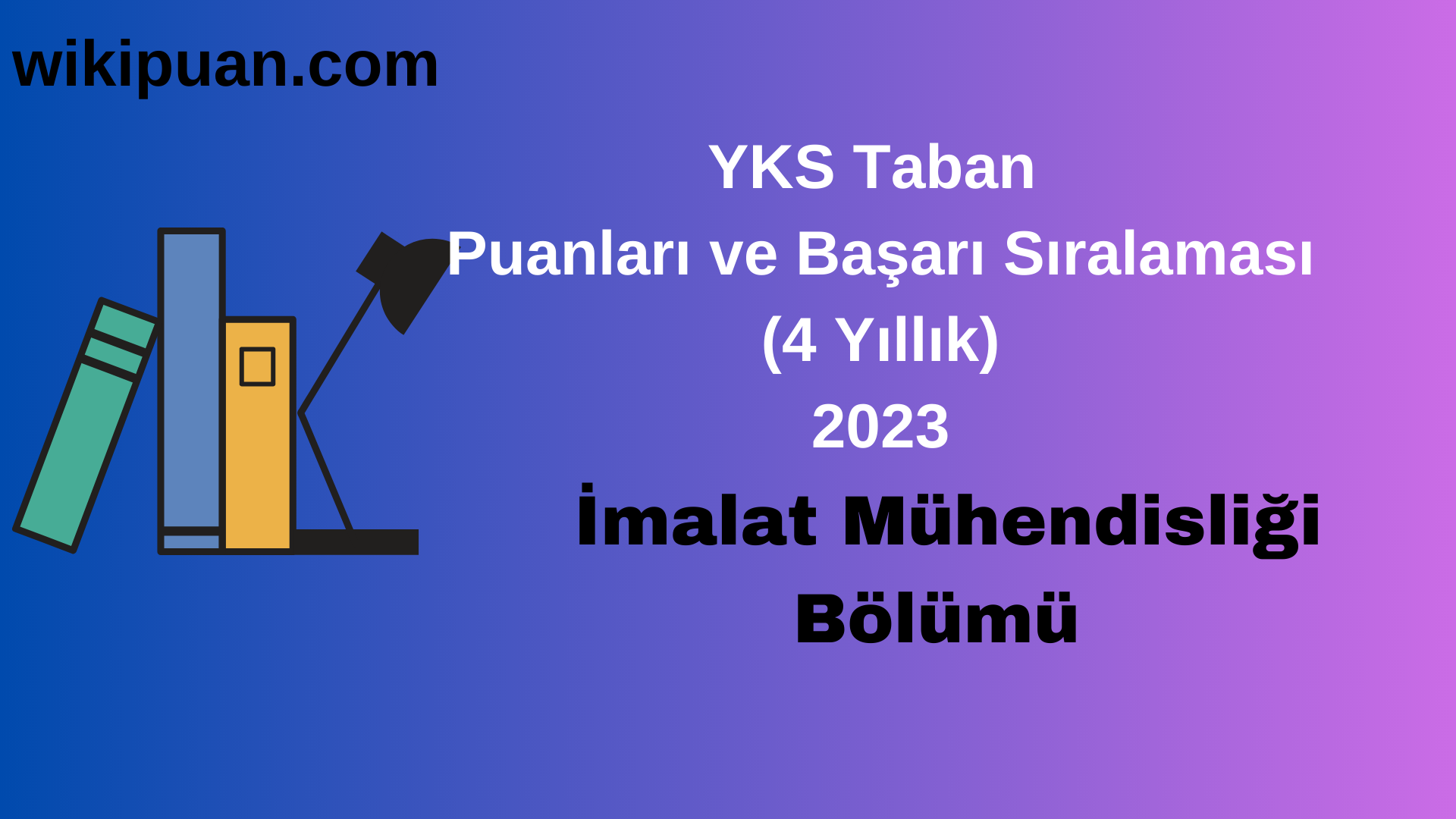 İmalat Mühendisliği Bölümü 2023 Taban Puan & Taban Başarı Sırası