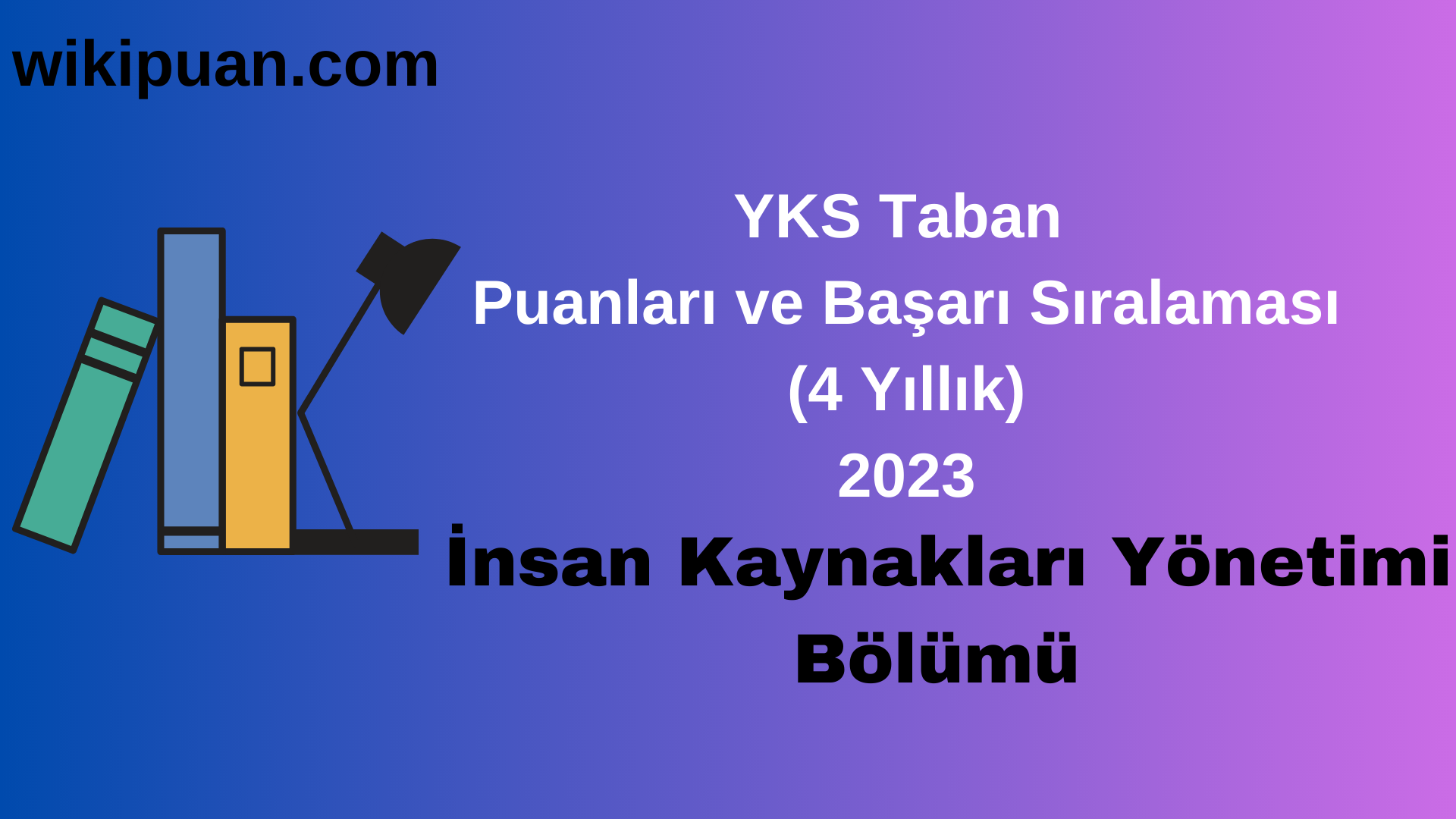 İnsan Kaynakları Yönetimi Bölümü 2023 Taban Puan & Taban Başarı Sırası