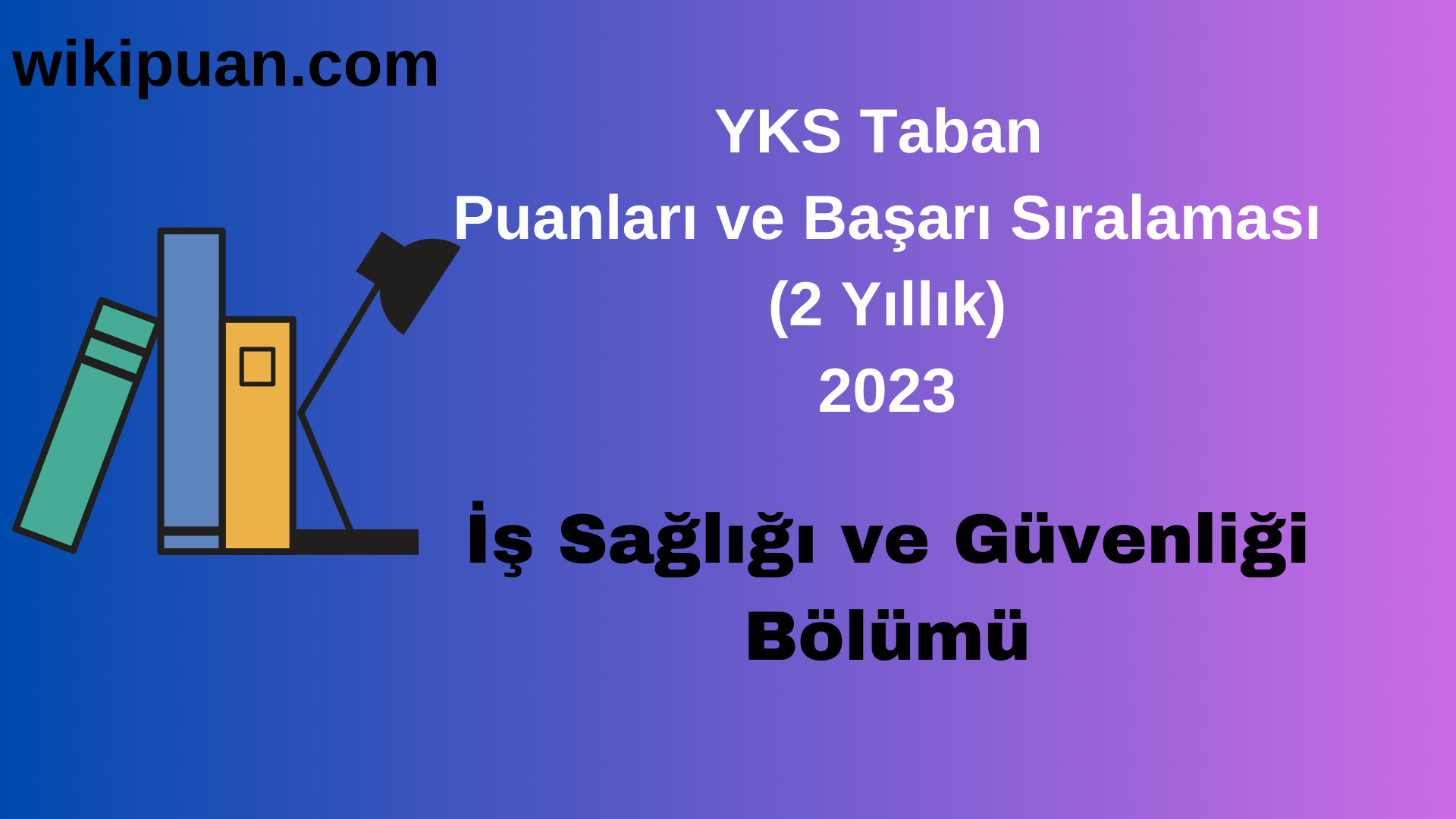 İş Sağlığı ve Güvenliği Bölümü 2023 Taban Puan & Taban Başarı Sırası