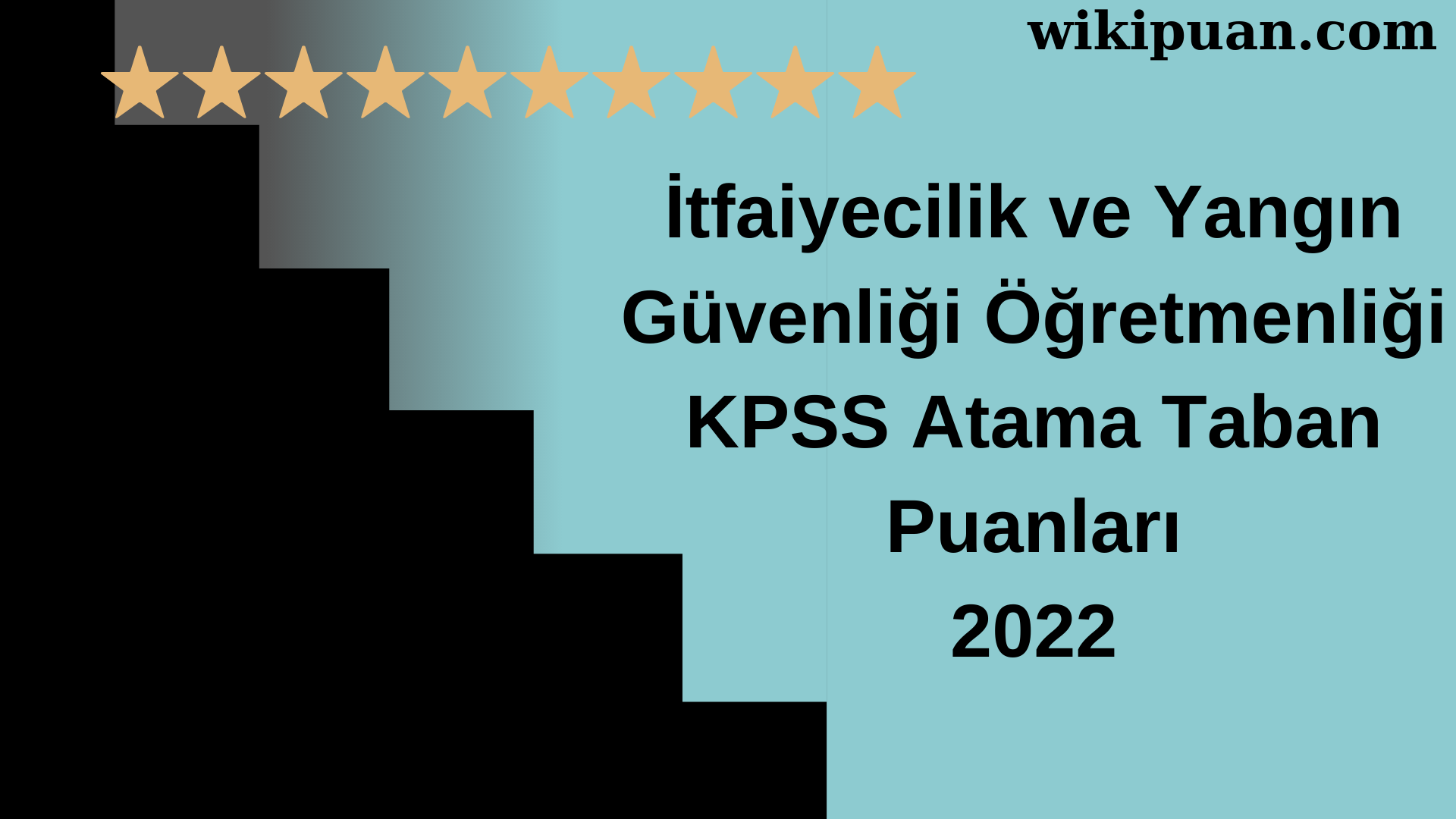 İtfaiyecilik ve Yangın Güvenliği Öğretmenliği KPSS Atama Taban Puanları Temmuz 2022-MEB