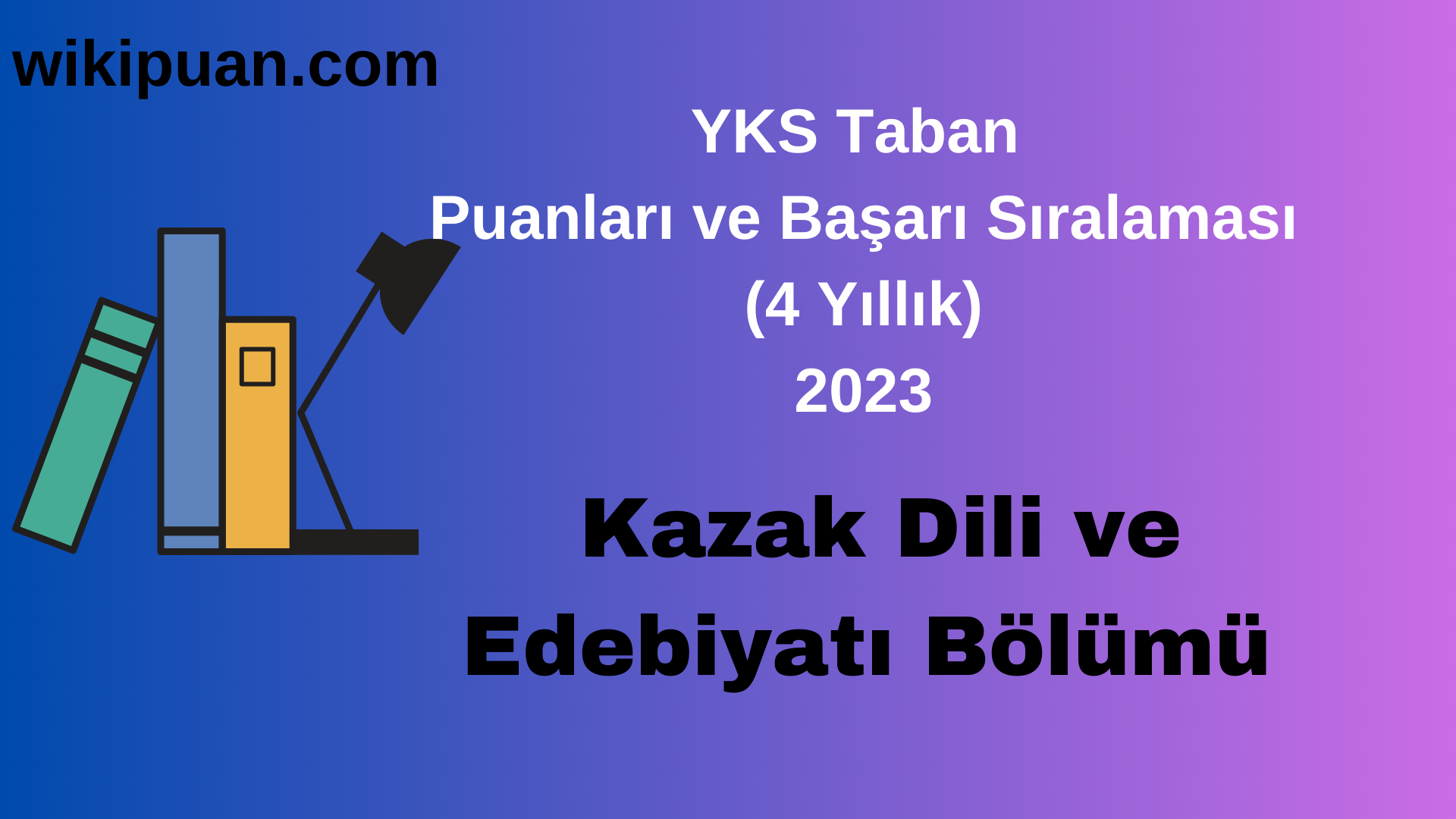 Kazak Dili ve Edebiyatı Bölümü 2023 Taban Puan & Taban Başarı Sırası