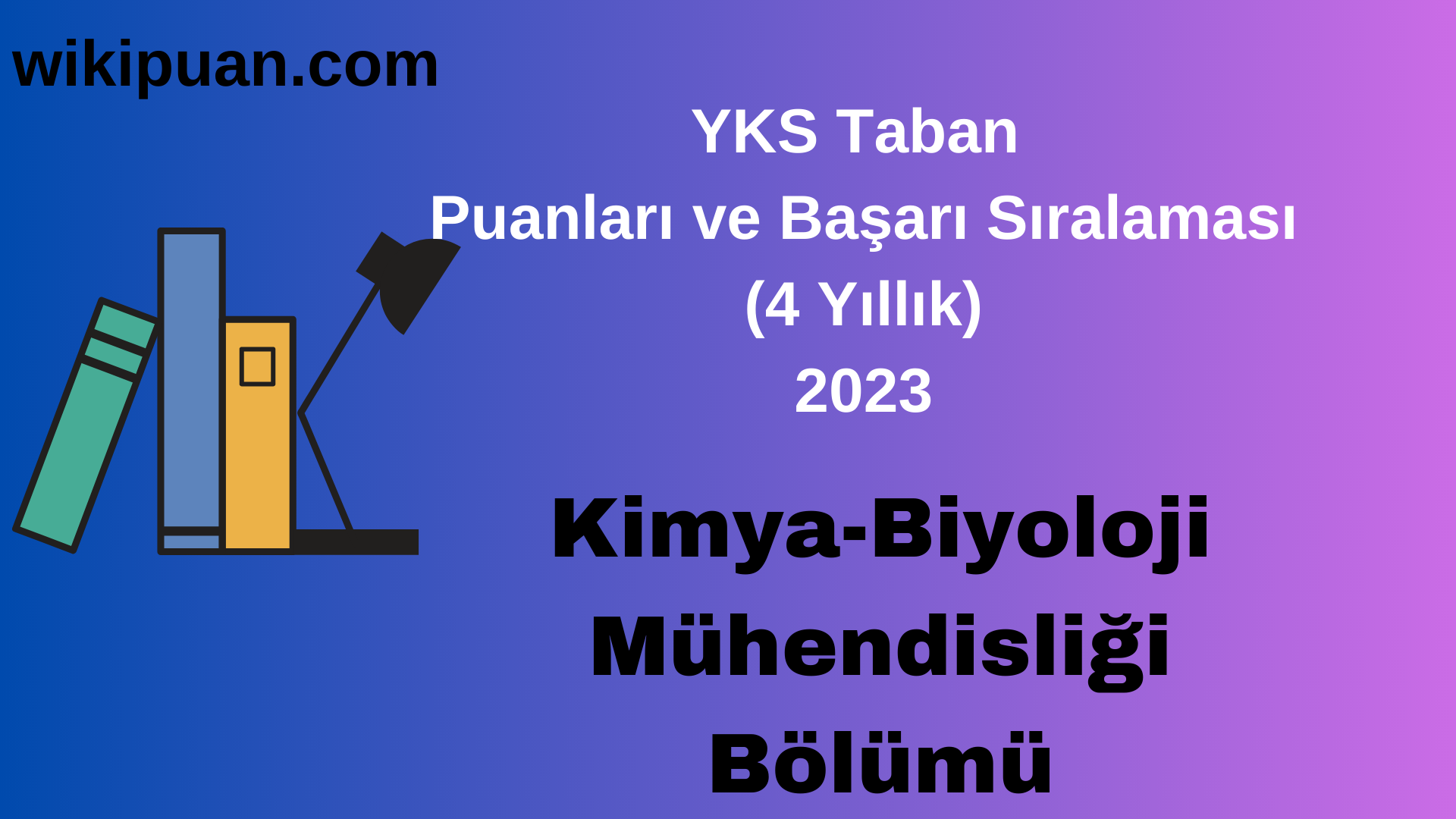 Kimya-Biyoloji Mühendisliği Bölümü 2023 Taban Puan & Taban Başarı Sırası