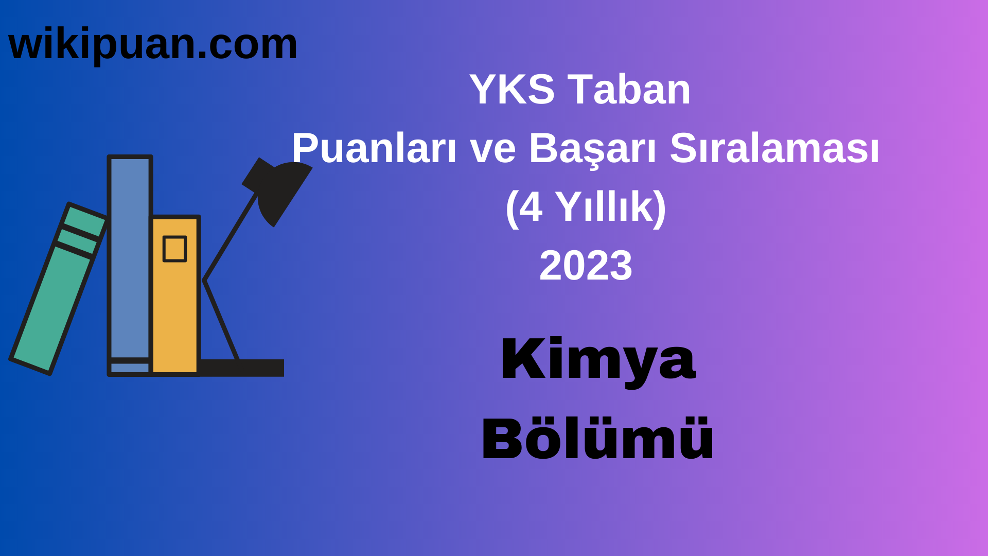 Kimya Bölümü 2023 Taban Puan & Taban Başarı Sırası