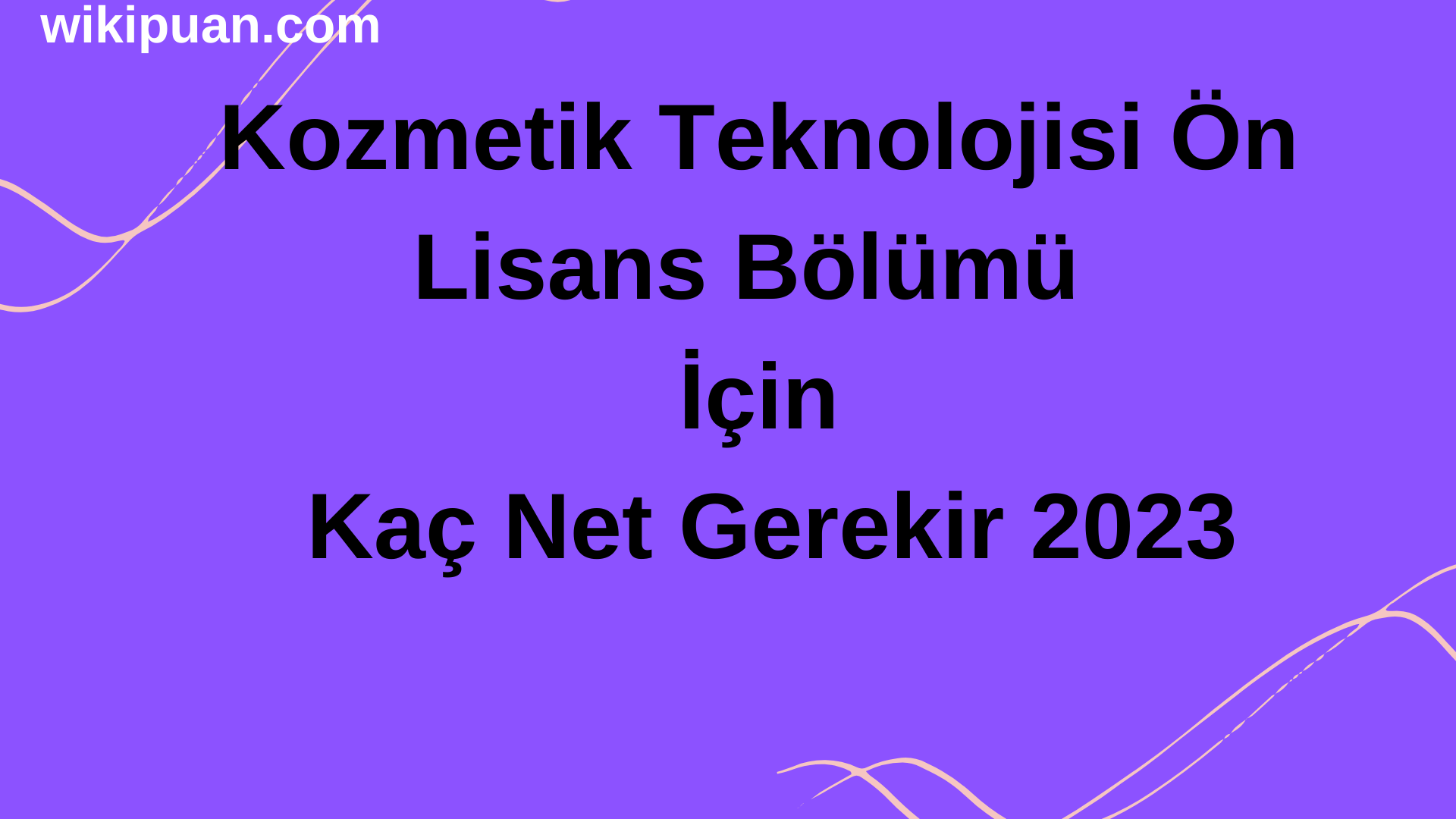 Kozmetik Teknolojisi Ön Lisans Bölümü İçin Kaç Net Gerekir 2023
