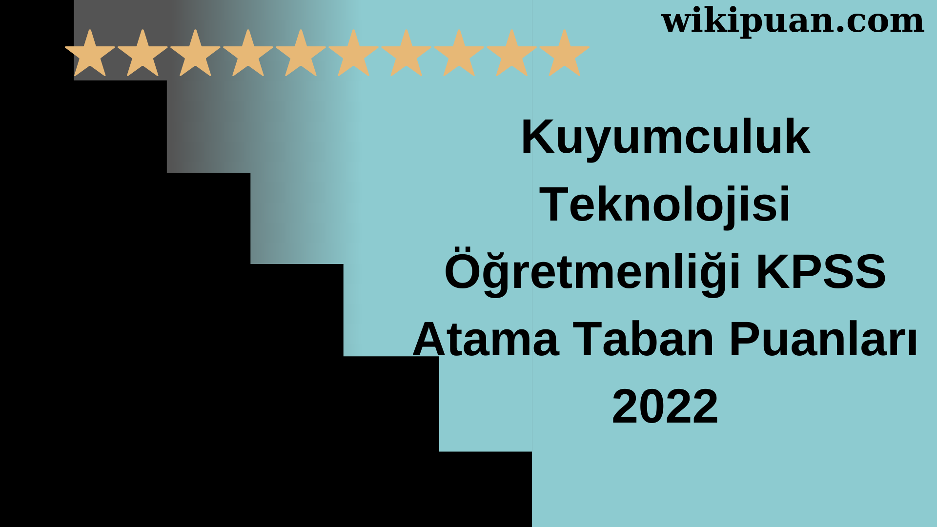 Kuyumculuk Teknolojisi Öğretmenliği KPSS Atama Taban Puanları Temmuz 2022-MEB