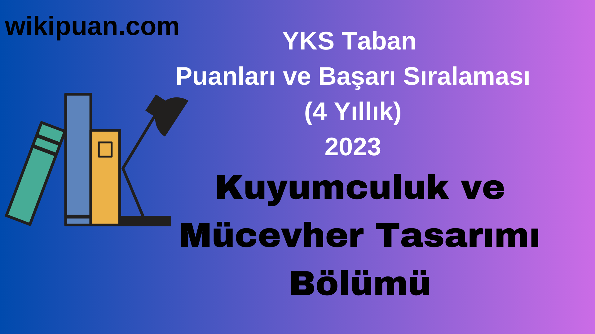 Kuyumculuk ve Mücevher Tasarımı Bölümü 2023 Taban Puan & Taban Başarı Sırası