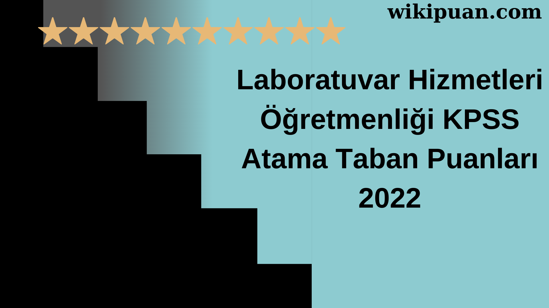 Laboratuvar Hizmetleri Öğretmenliği KPSS Atama Taban Puanları Temmuz 2022-MEB