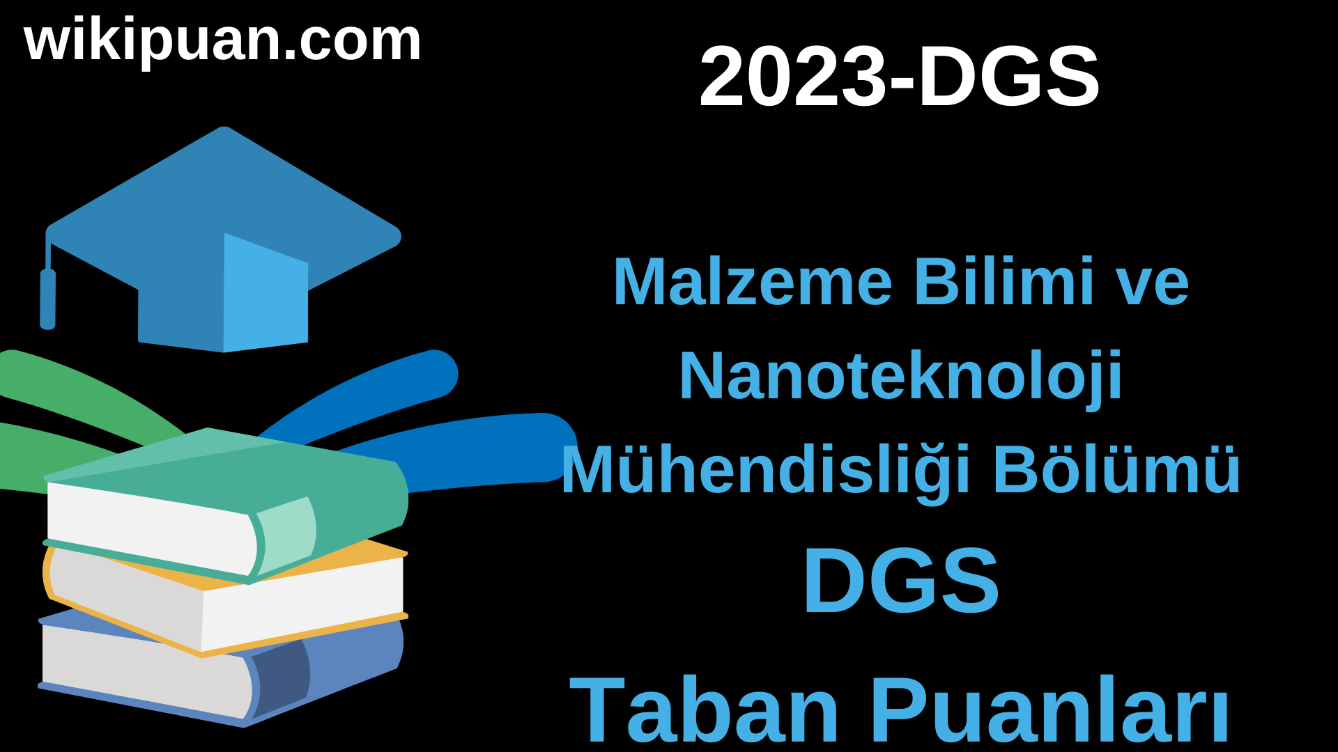 Malzeme Bilimi ve Nanoteknoloji Mühendisliği 2023 DGS Taban Puanları & Kontenjanları
