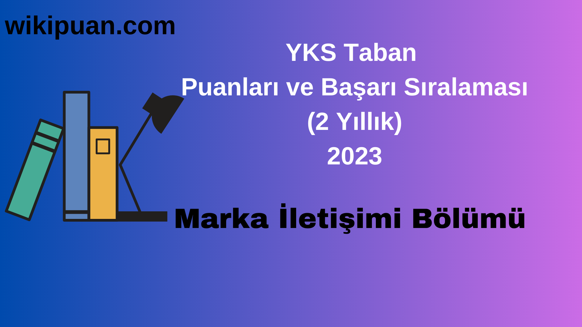 Marka İletişimi Bölümü 2023 Taban Puan & Taban Başarı Sırası