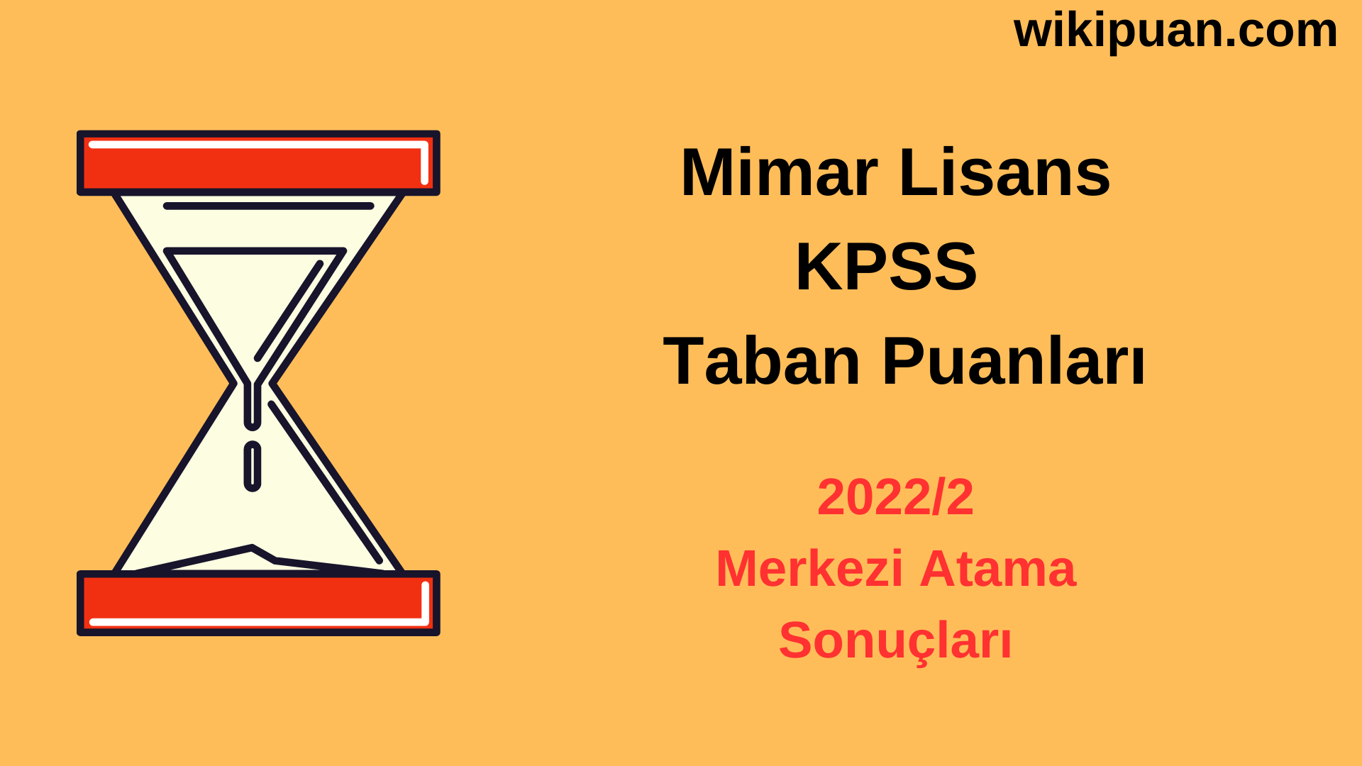 Mimar KPSS Atama Taban Puanları 2022/2